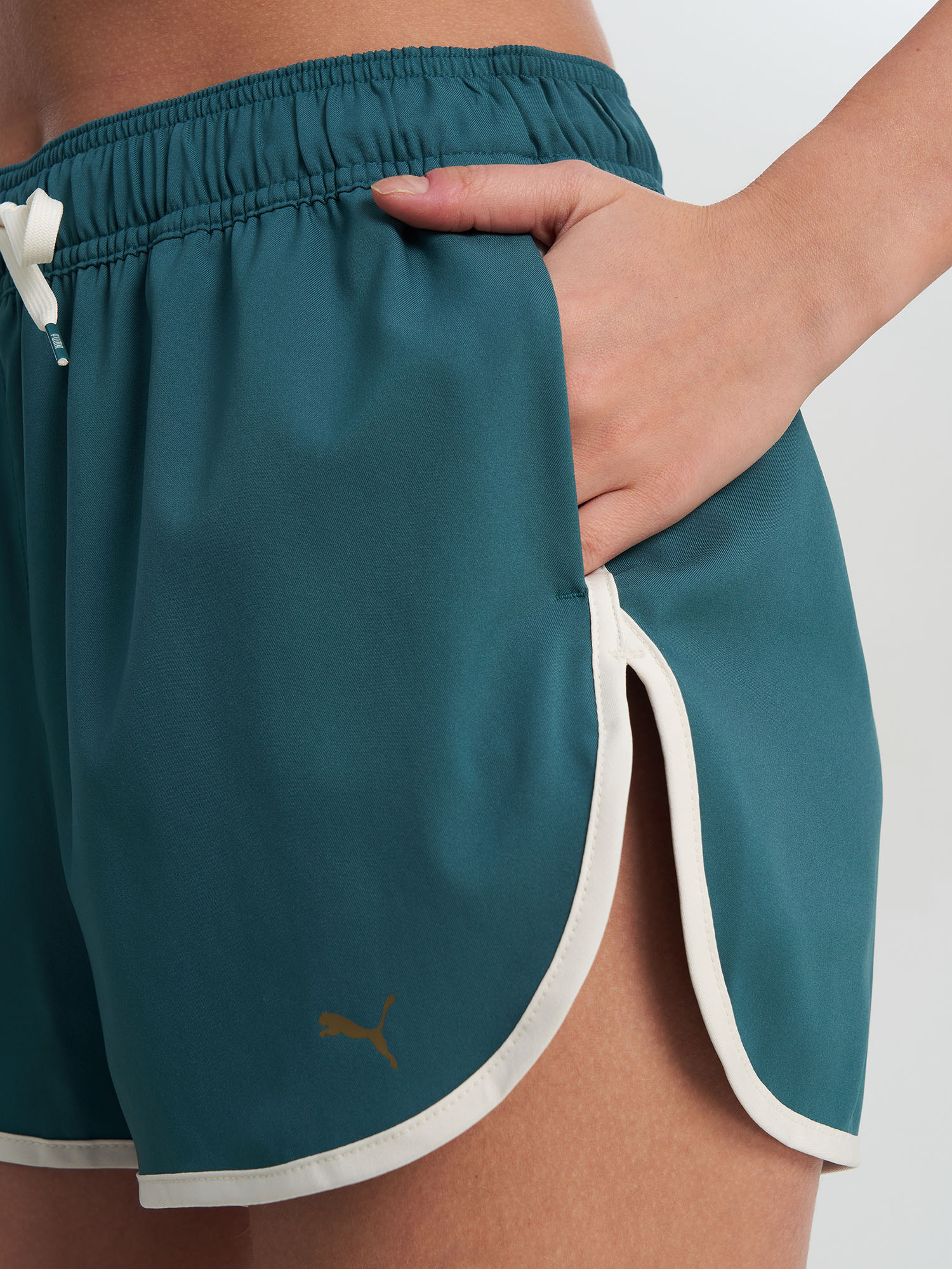 Шорты плавательные женские PUMA, Зеленый 4