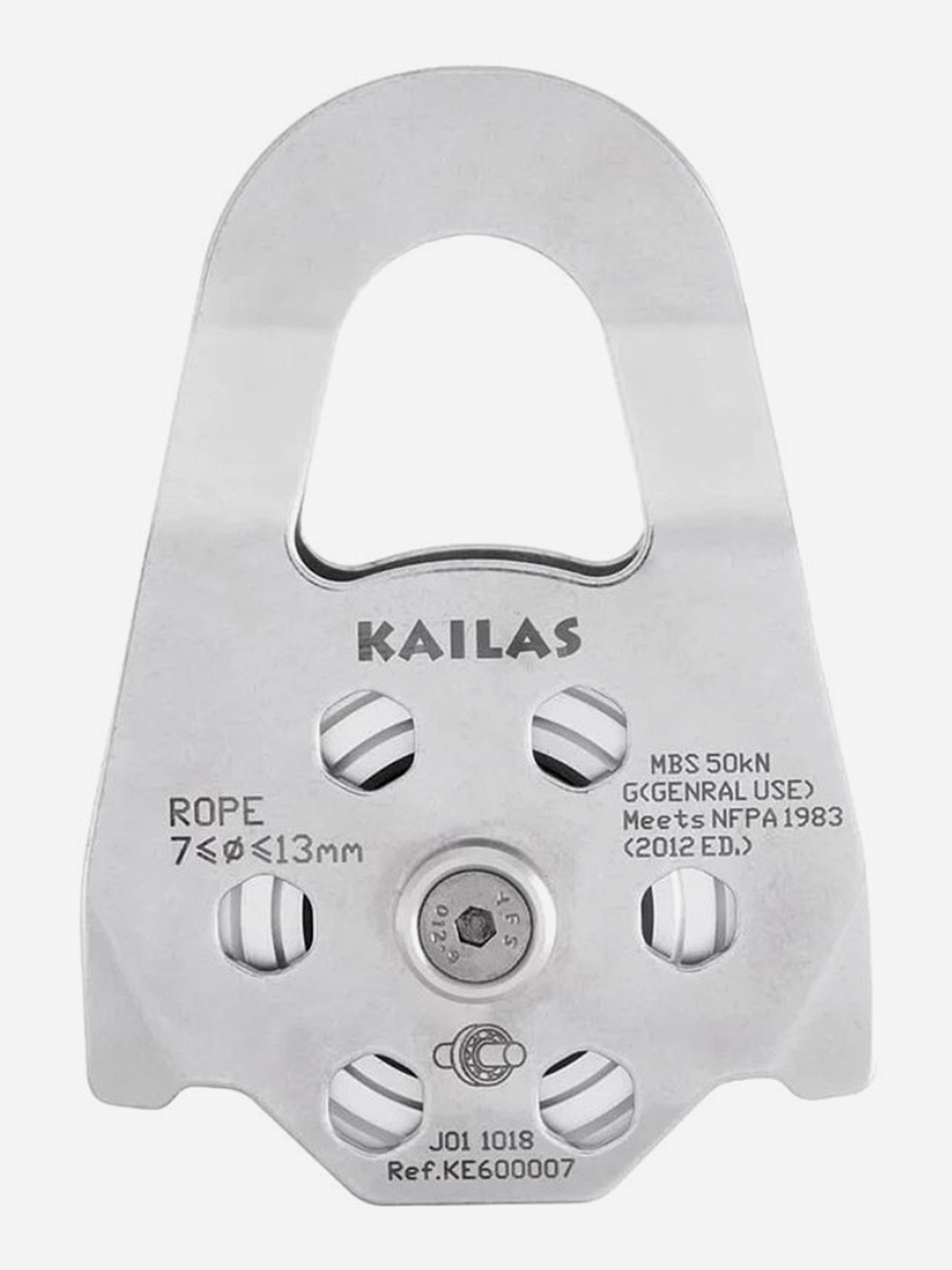 

Kailas блок Effy Steel Rescue Large Pulley, Серый