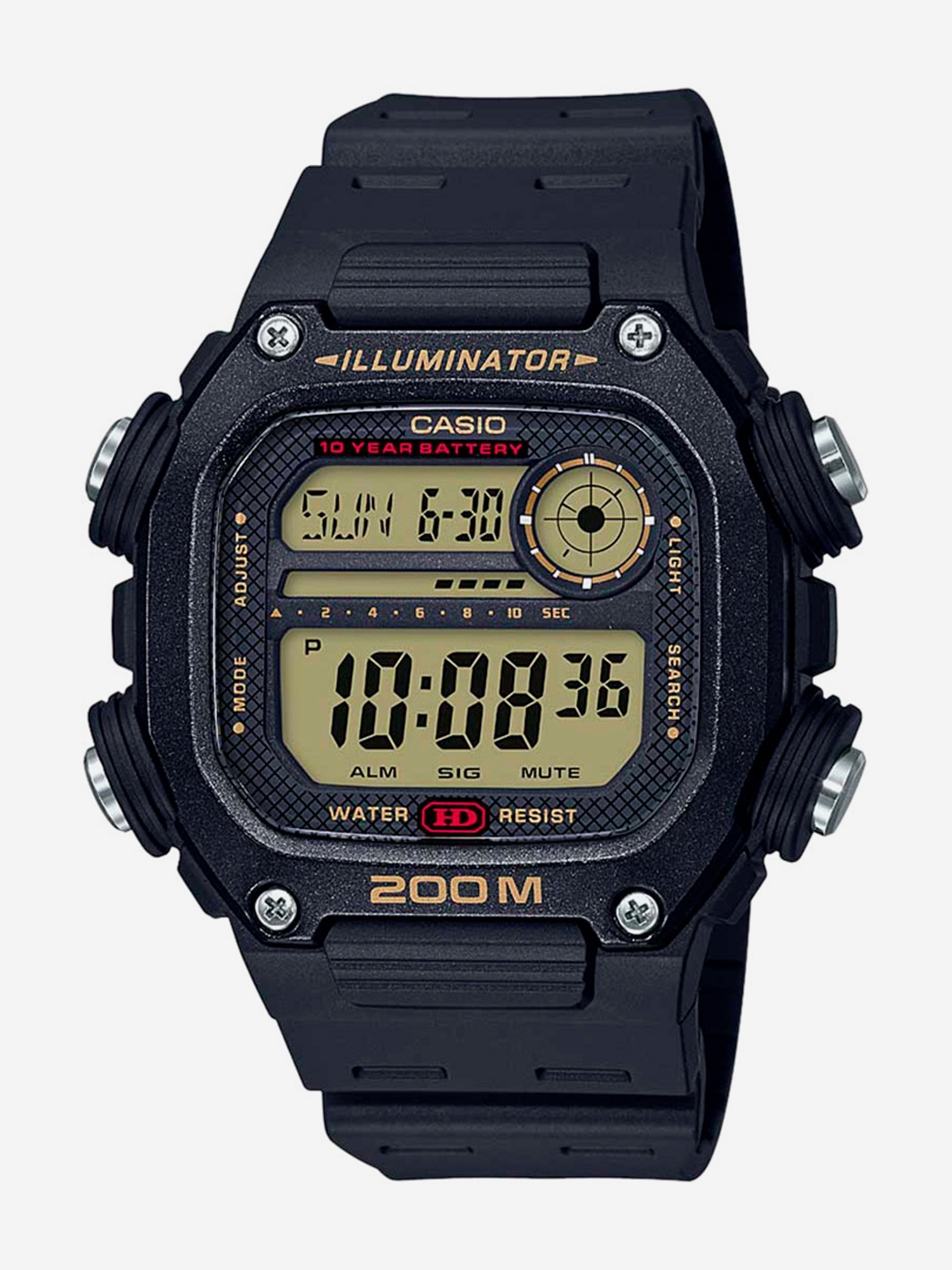 

Спортивные часы CASIO DW-291H-9A, Черный