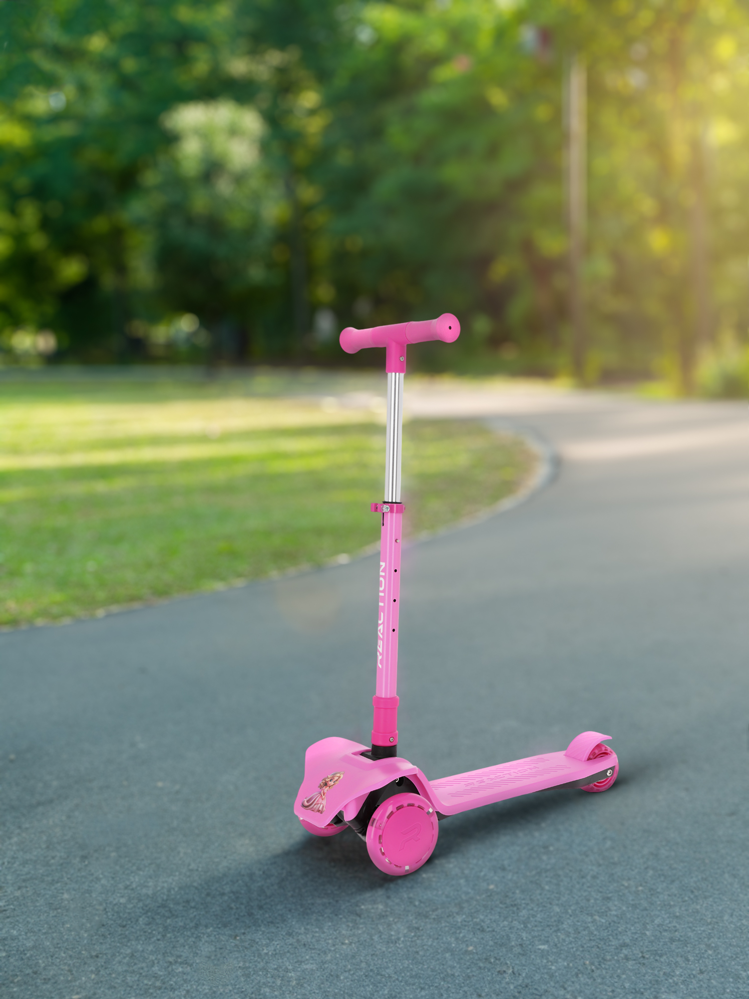 

Самокат детский Reaction JOY 2.0, Розовый