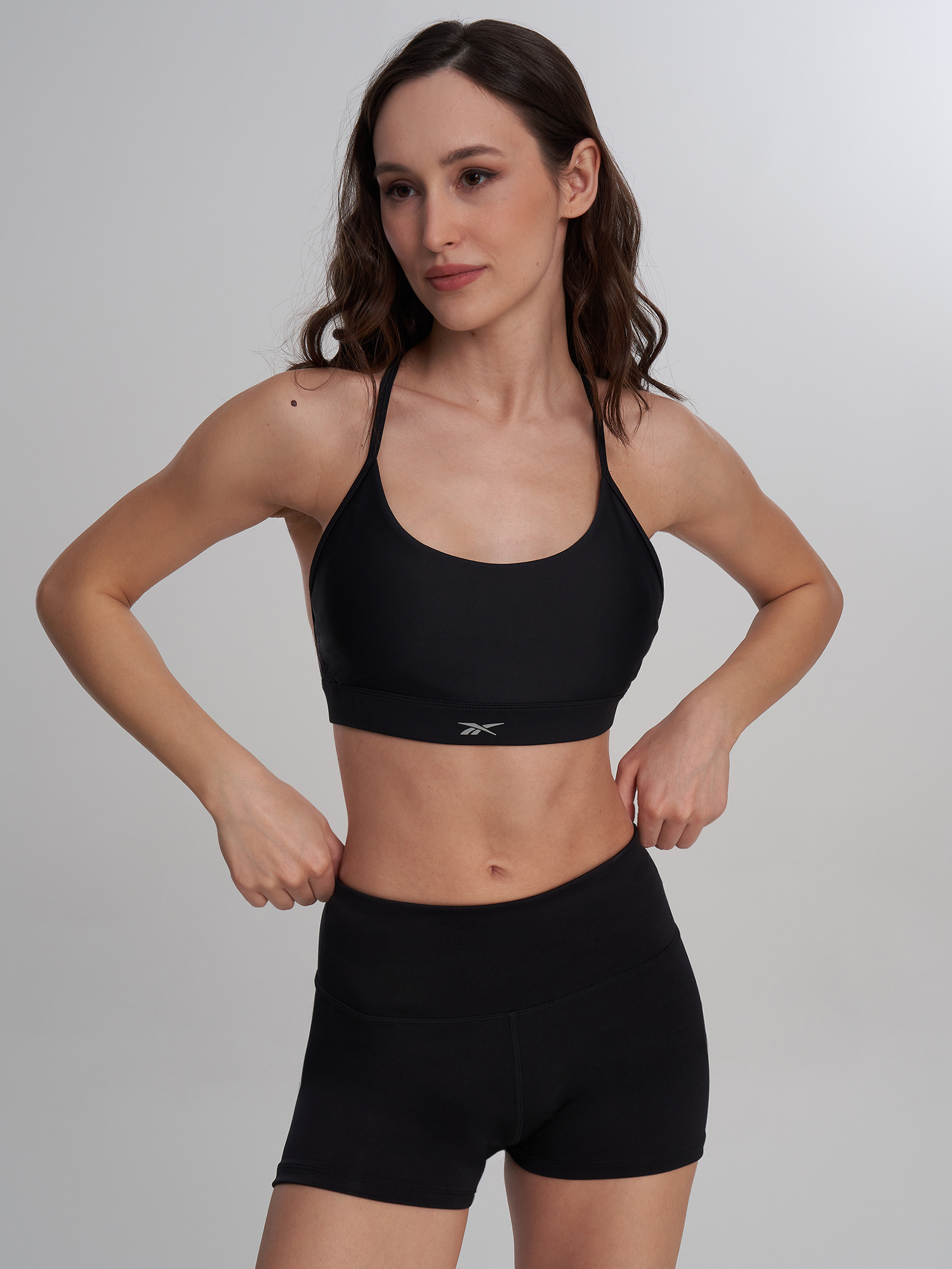 Топ бра спортивный Reebok Lux, Черный 5