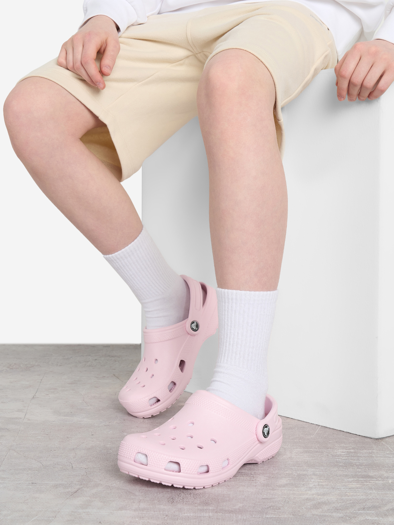 Сабо для девочек Crocs, Розовый