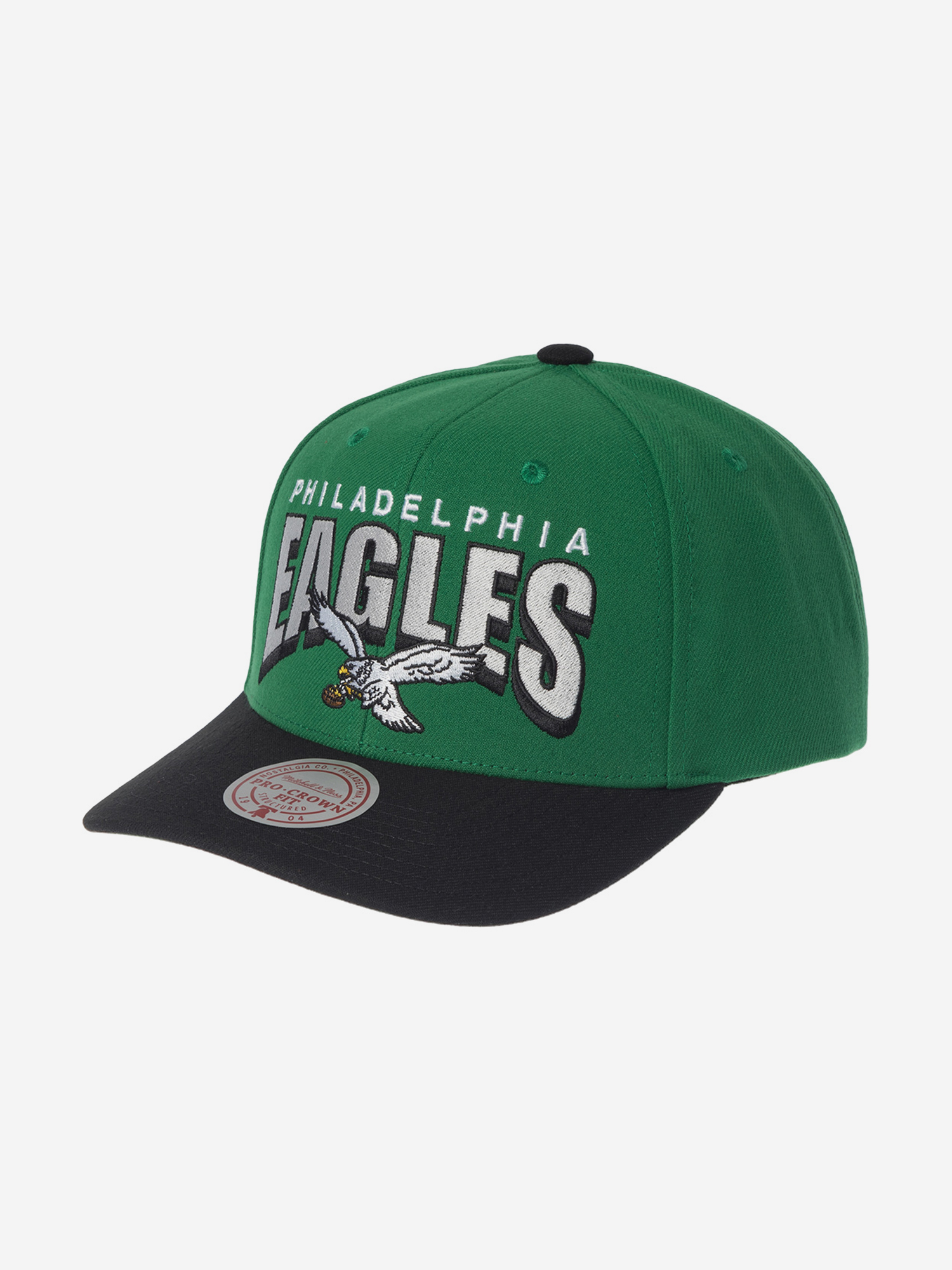 Изображение товара Бейсболка MITCHELL NESS Philadelphia Eagles NFL из полиэстера Всесезонная Изображение товара Бейсболка MITCHELL NESS Philadelphia Eagles NFL из полиэстера Всесезонная