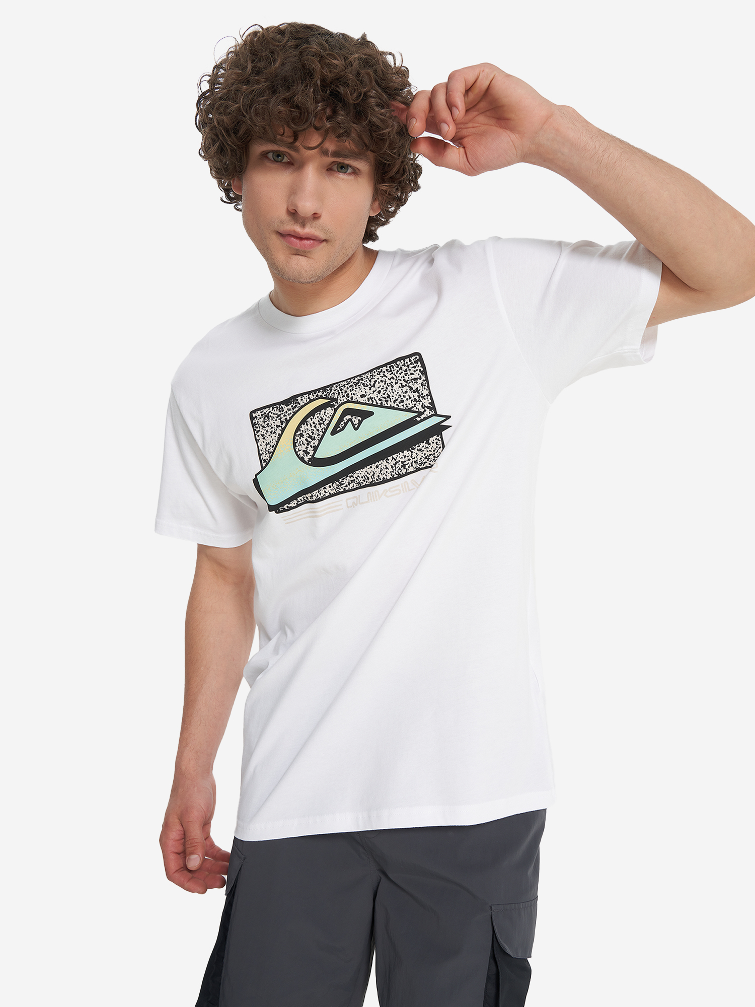 

Футболка мужская Quiksilver Retro Fade, Белый