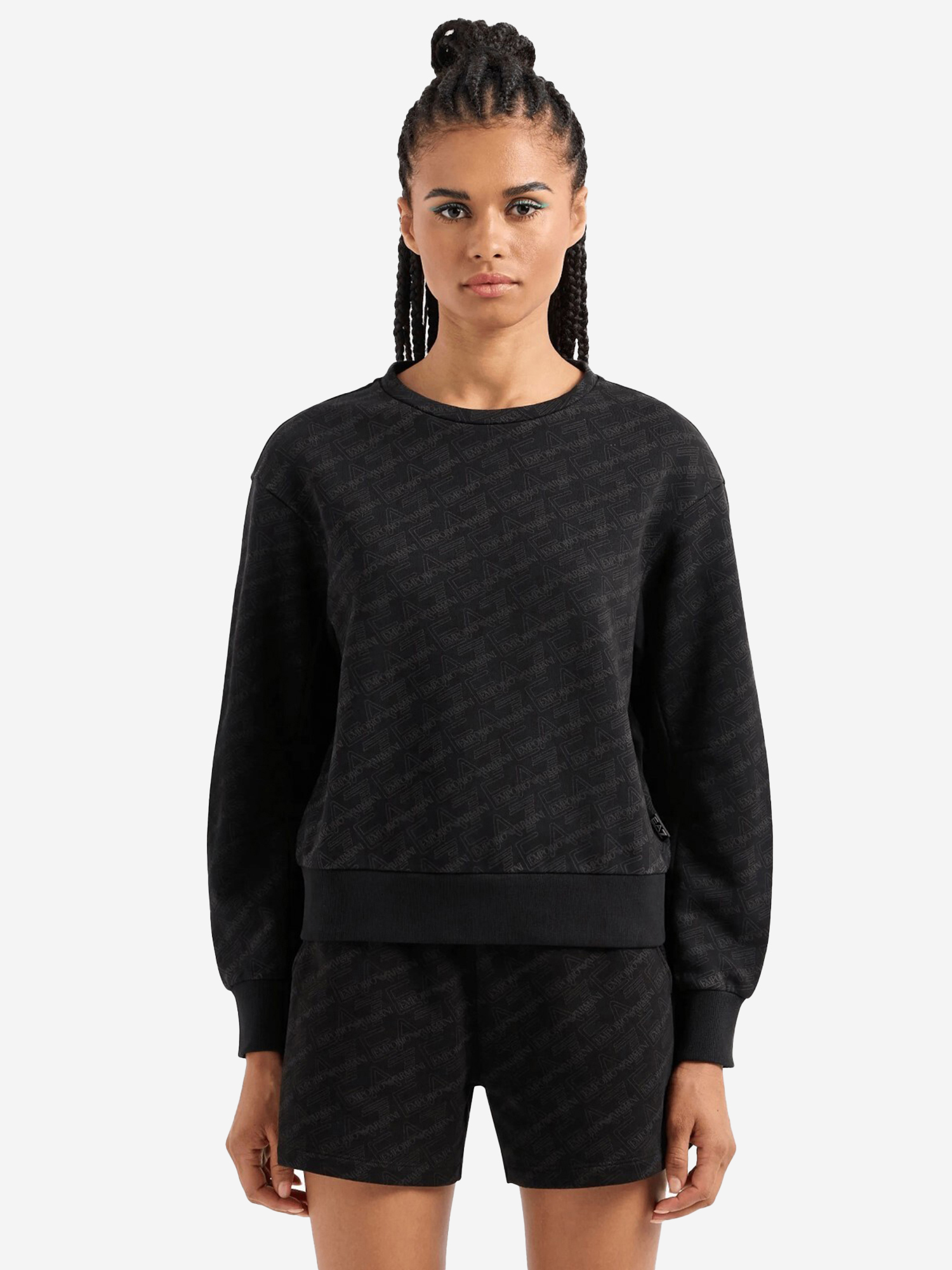 

Свитшот женский EA7 Sweatshirt, Черный
