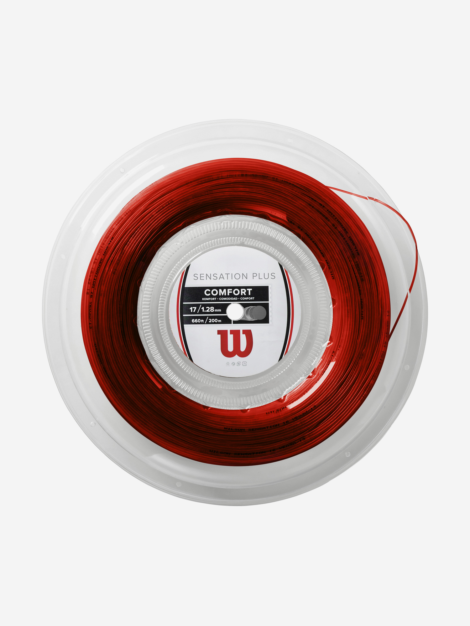 

Струна для большого тенниса Wilson Sensation Plus, Красный