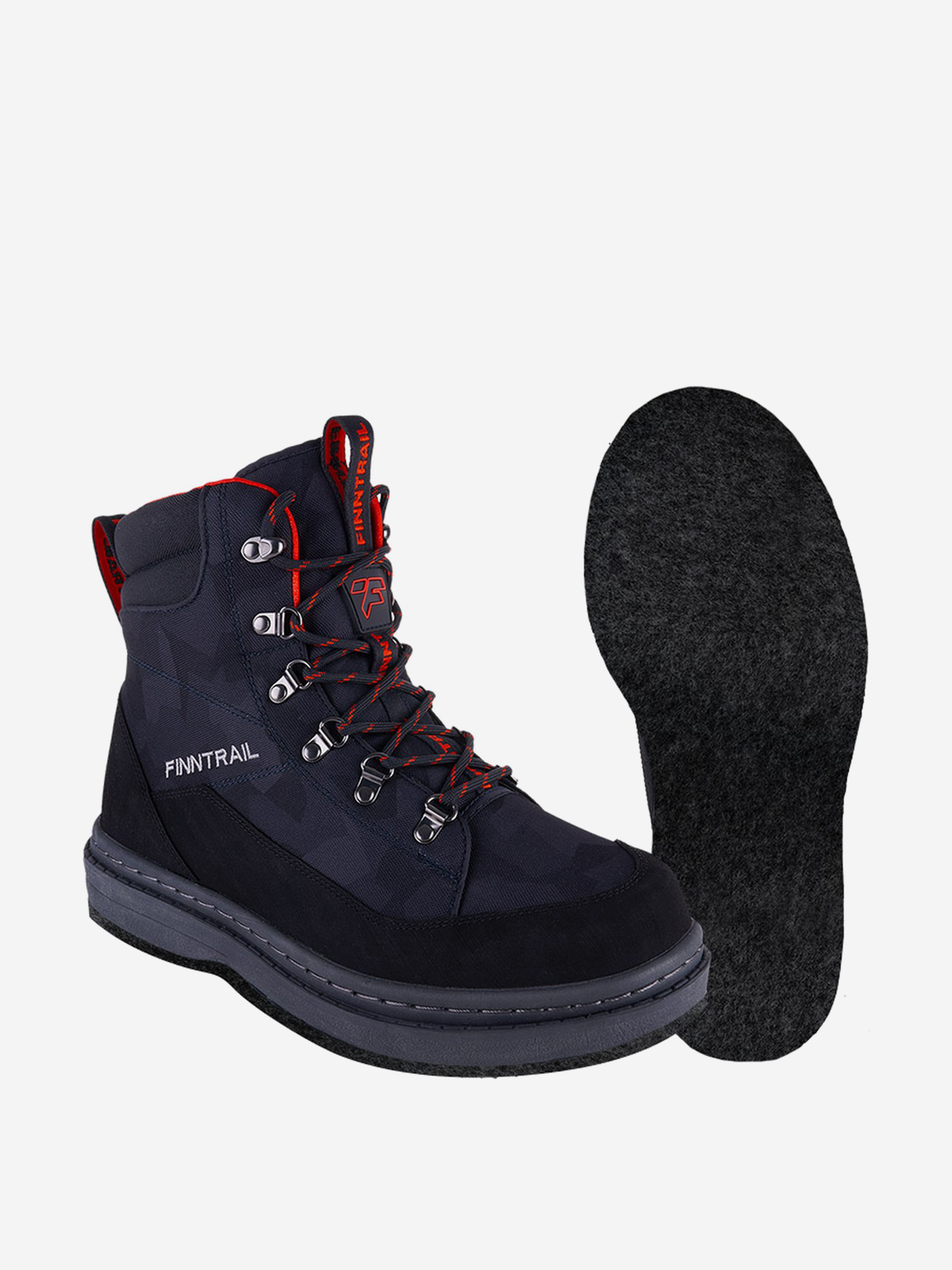 Изображение товара Забродные ботинки FINNTRAIL GreenWood войлок для рыбалки охоты высокая защита