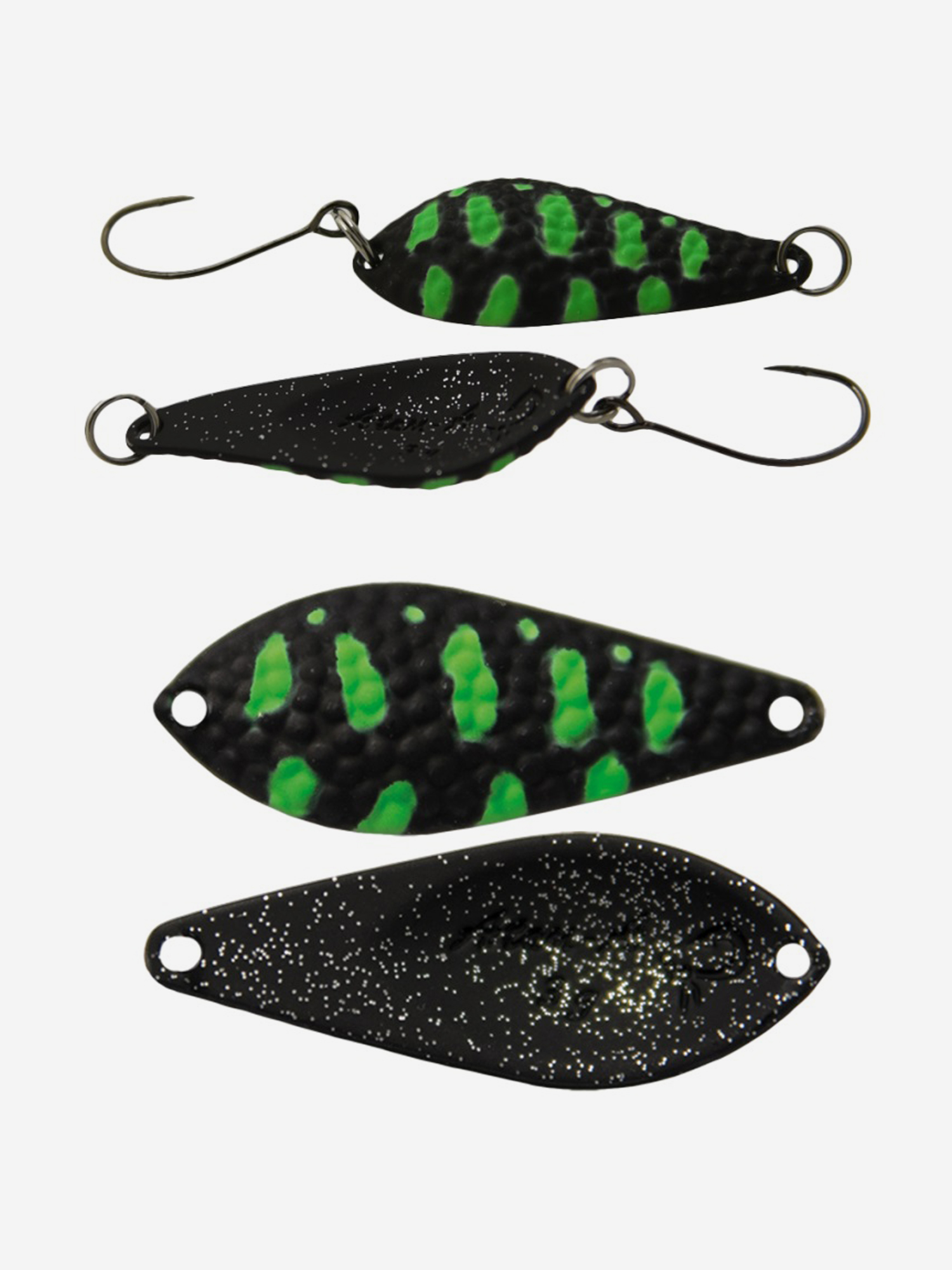 

Блесна колеблющаяся LureMax Atom-А 32 мм 3 гр #89, Черный