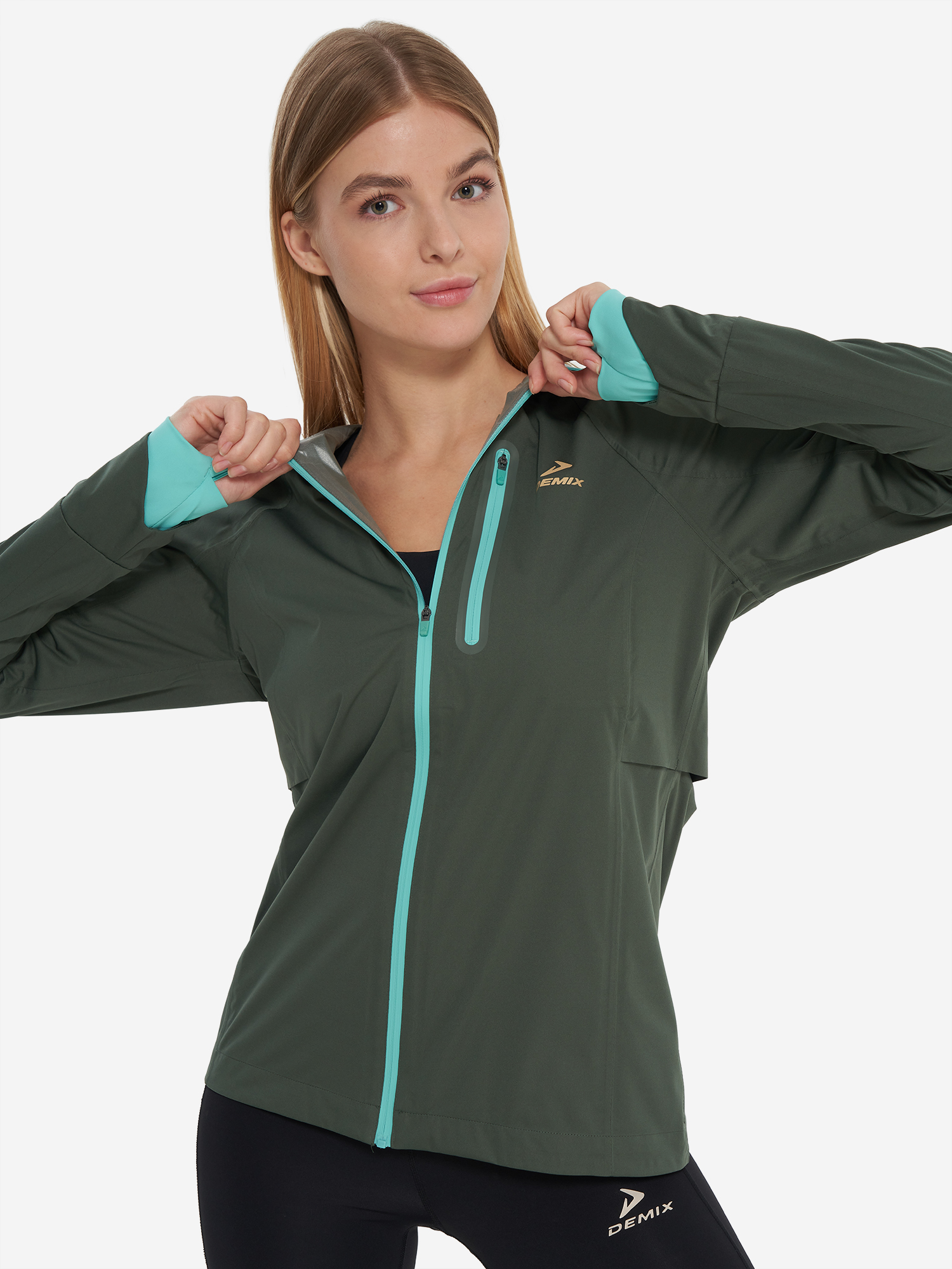 

Куртка мембранная женская Demix, Зеленый