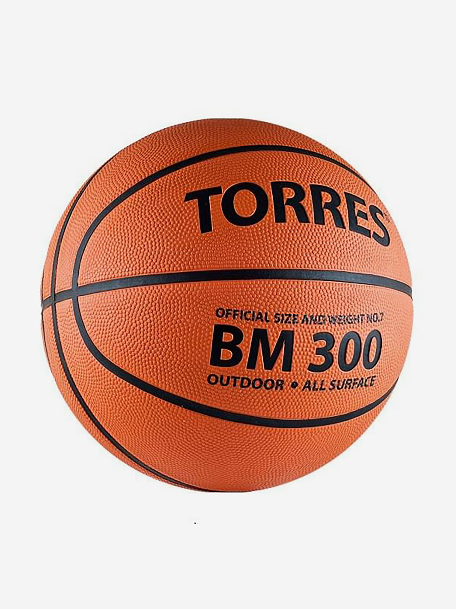 

Мяч баскетбольный TORRES BM300 р.7, Оранжевый