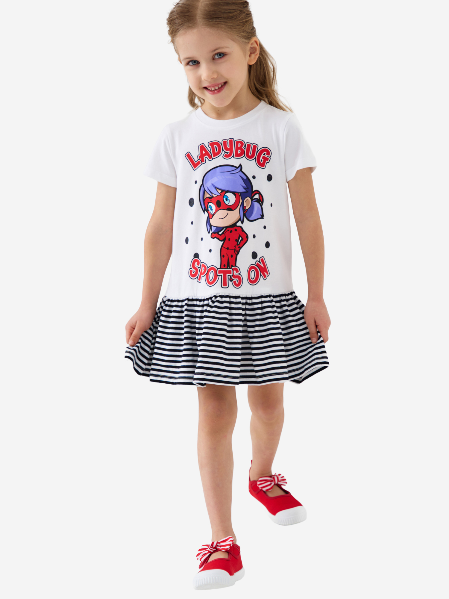 Изображение товара Платье PlayToday Дети Платья Спортивный стиль Лето, 95% хлопок, 5% эластан