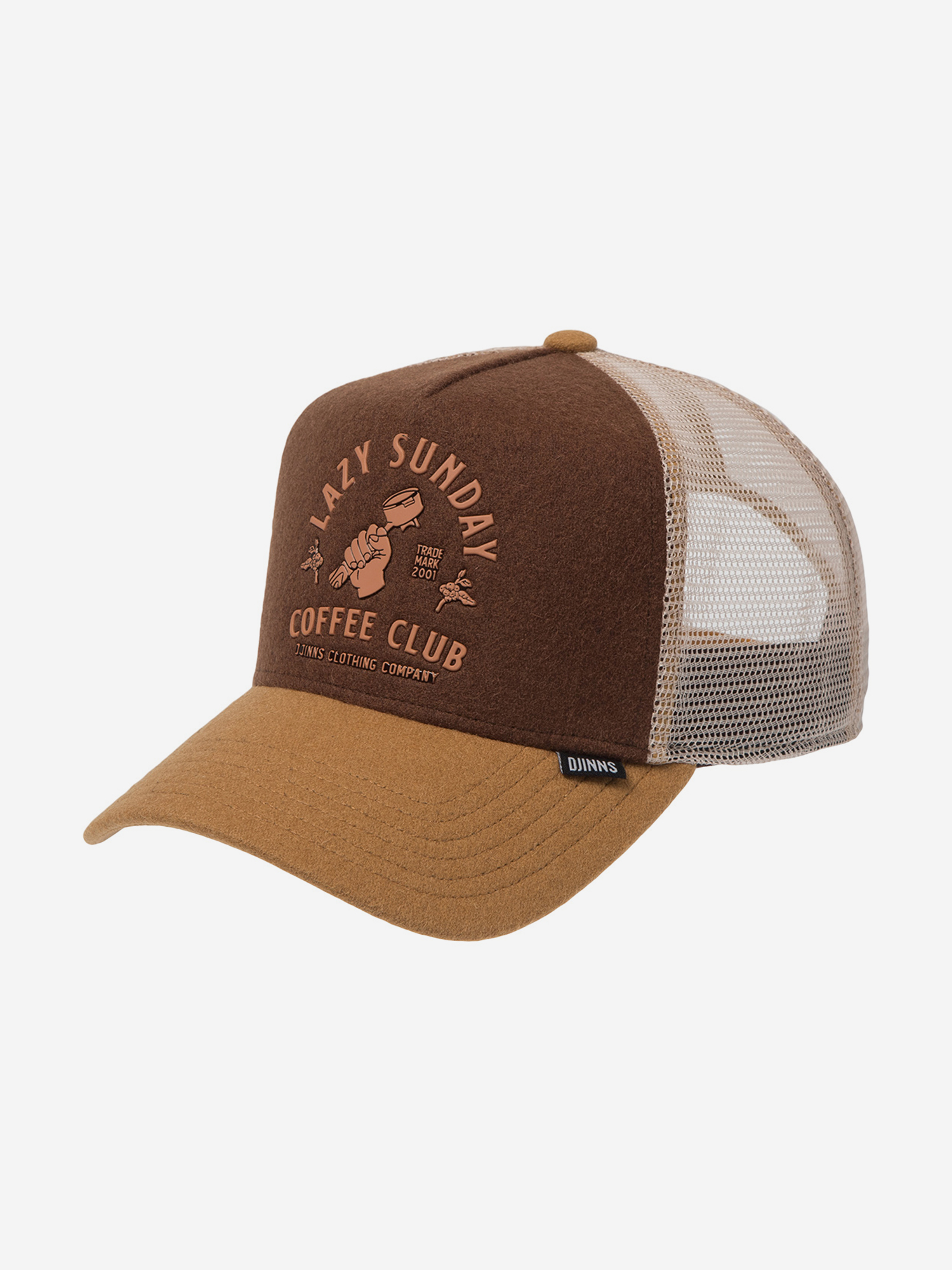 Изображение товара Бейсболка с сеточкой DJINNS HFT Lazy Barista