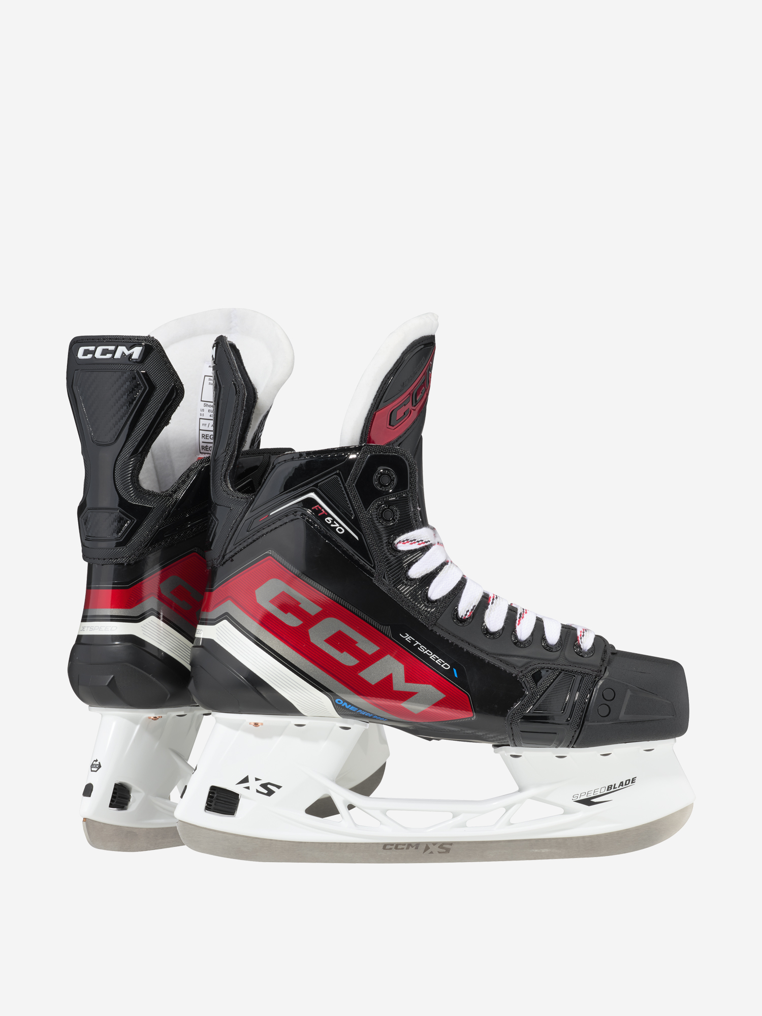 

Коньки хоккейные детские CCM Jetspeed FT670, Черный