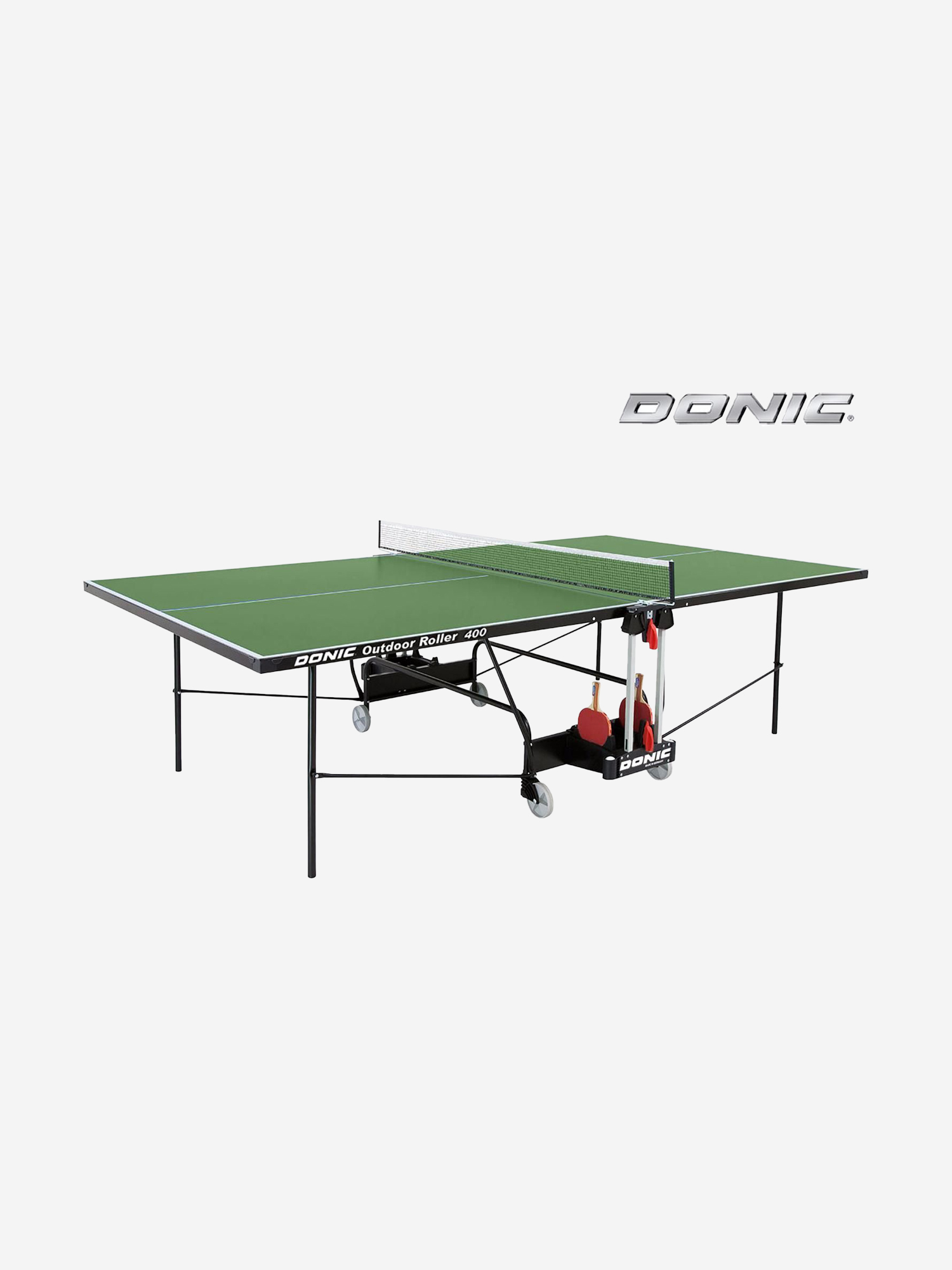 

Теннисный стол Donic Outdoor Roller 400 зеленый с сеткой, Зеленый
