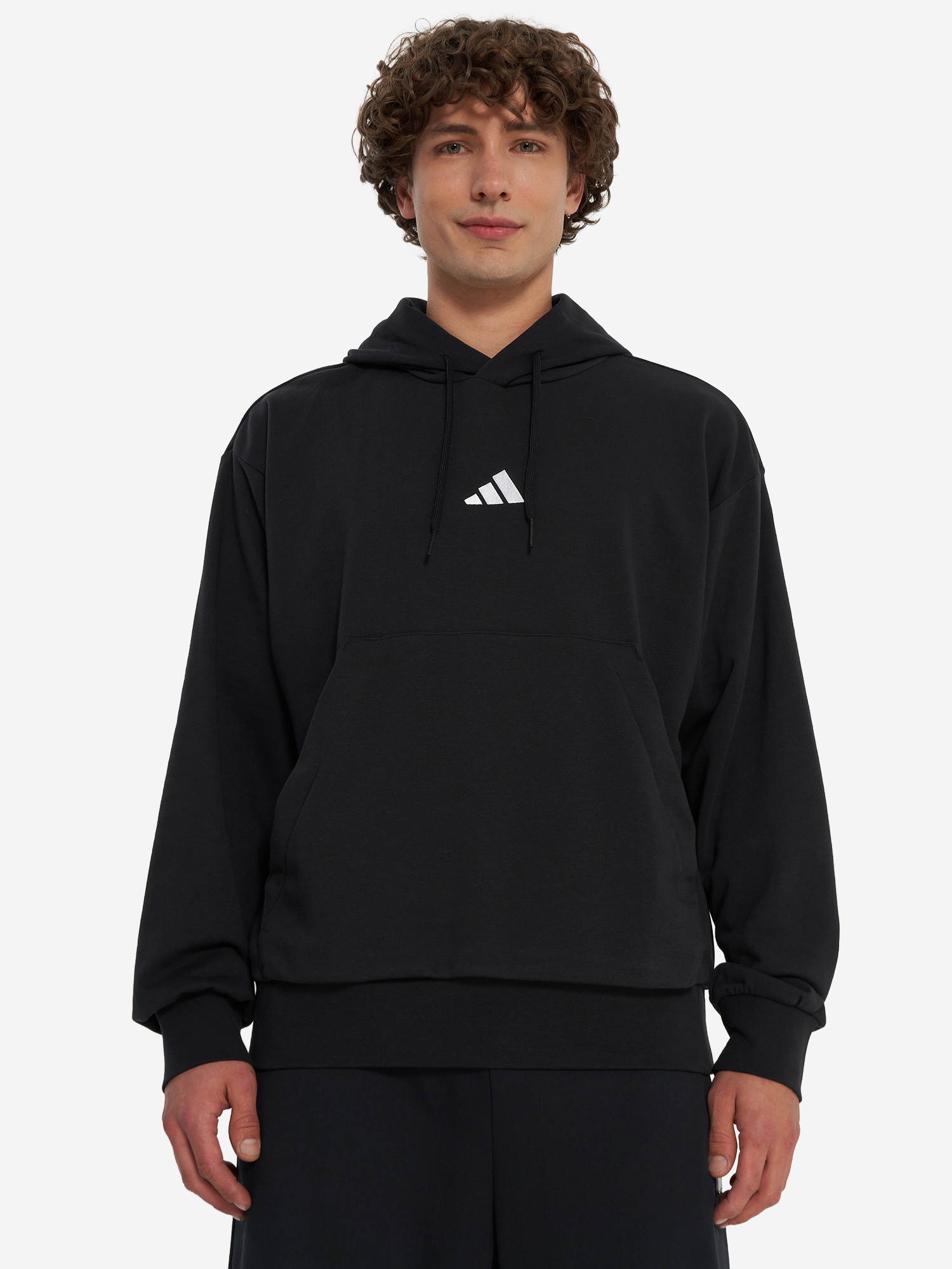 фото Худи мужское adidas feelcozy, черный