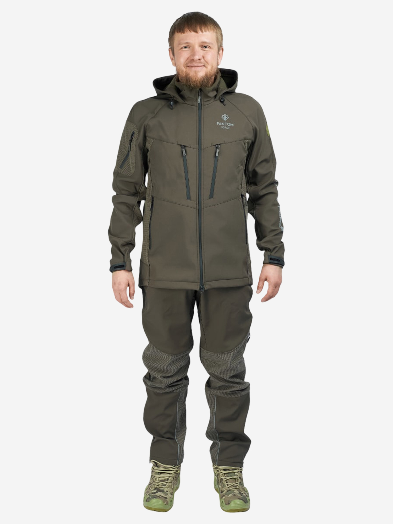 Изображение товара Мужской демисезонный костюм для охоты и рыбалки Fantom Force ZVEROBOY Хаки