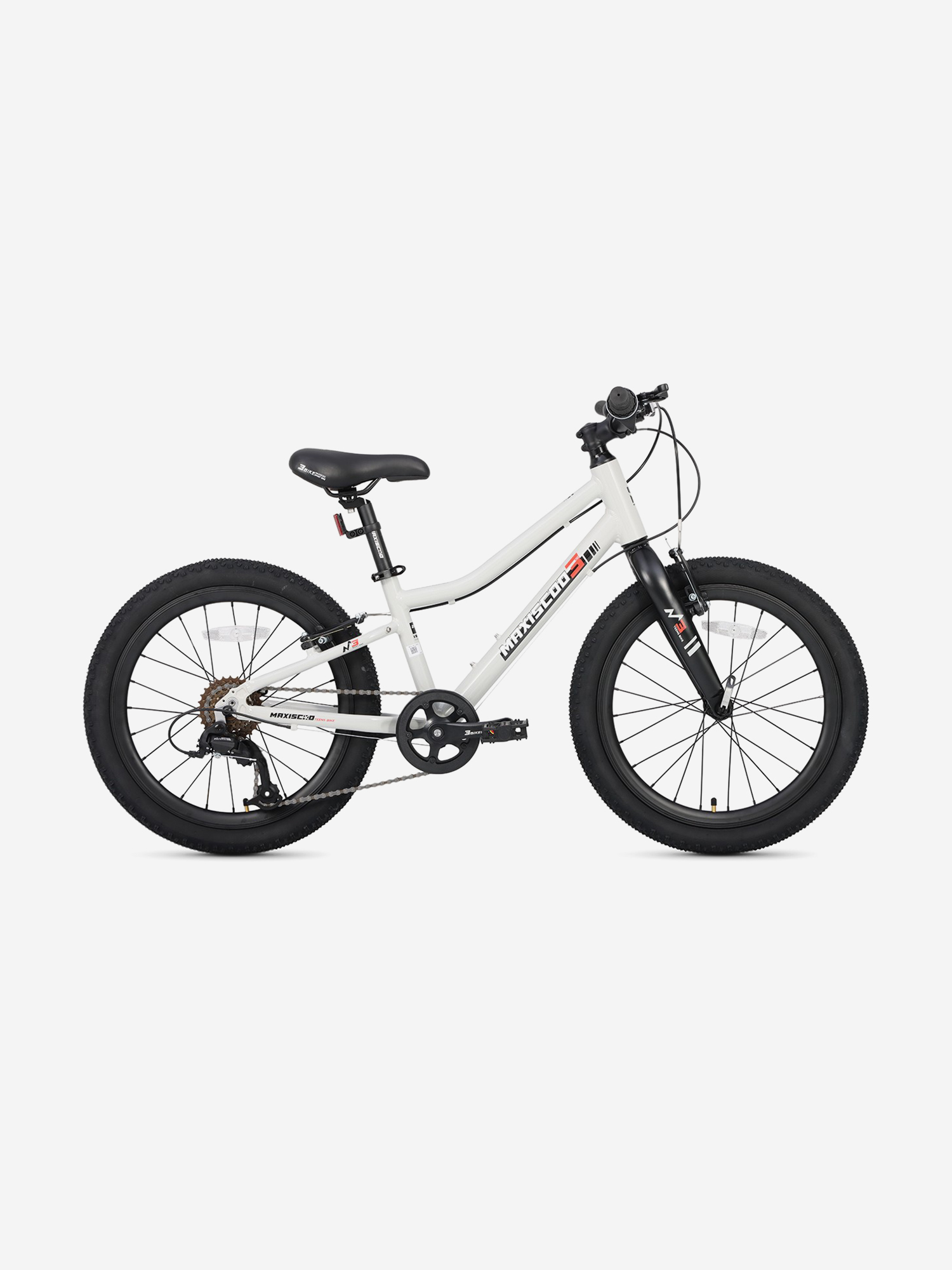 

Велосипед детский Maxiscoo 3BIKE 20'' L, серый, 2025, Серый