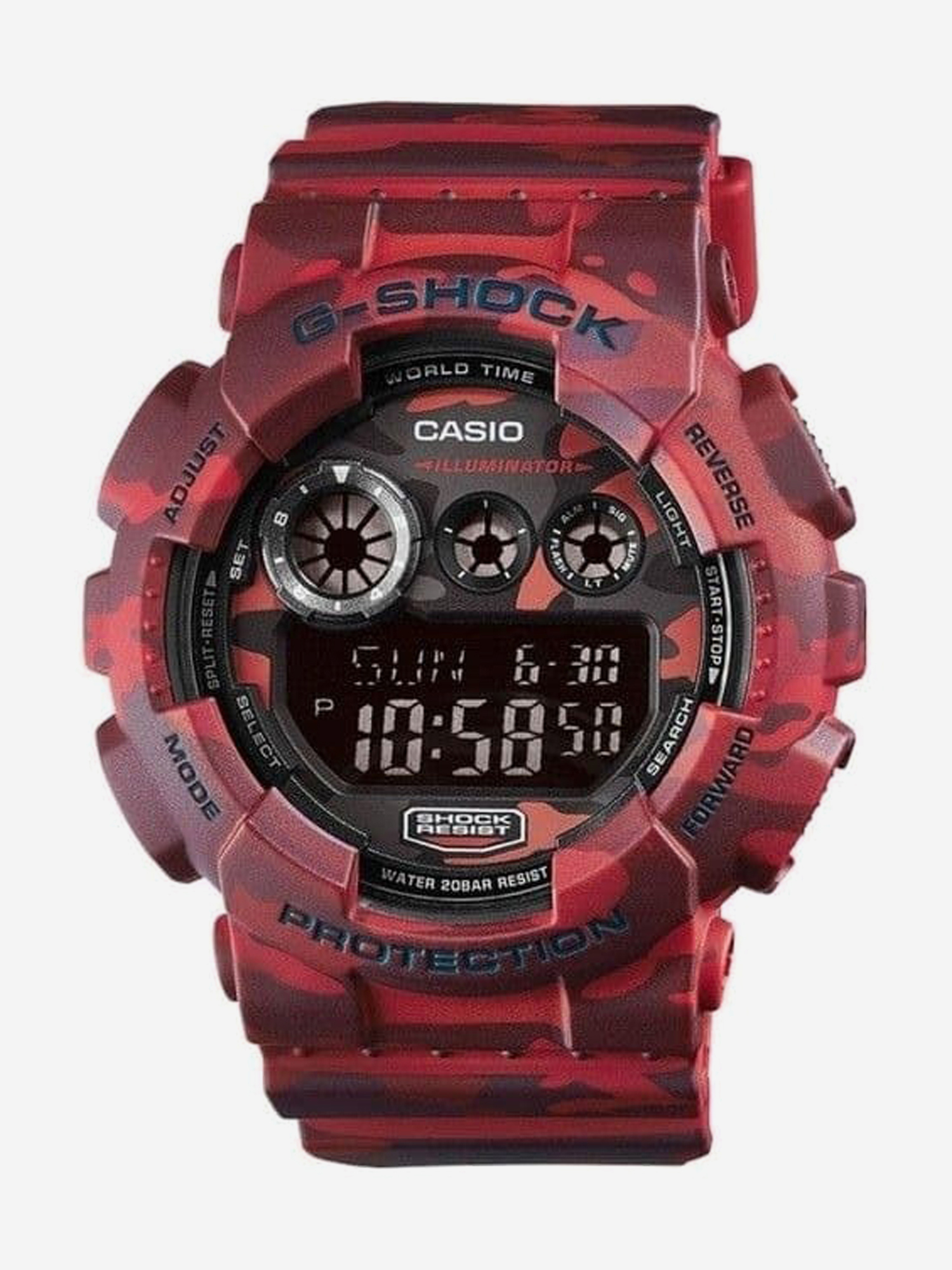 

Спортивные часы Casio GA-100CM-4A, Красный