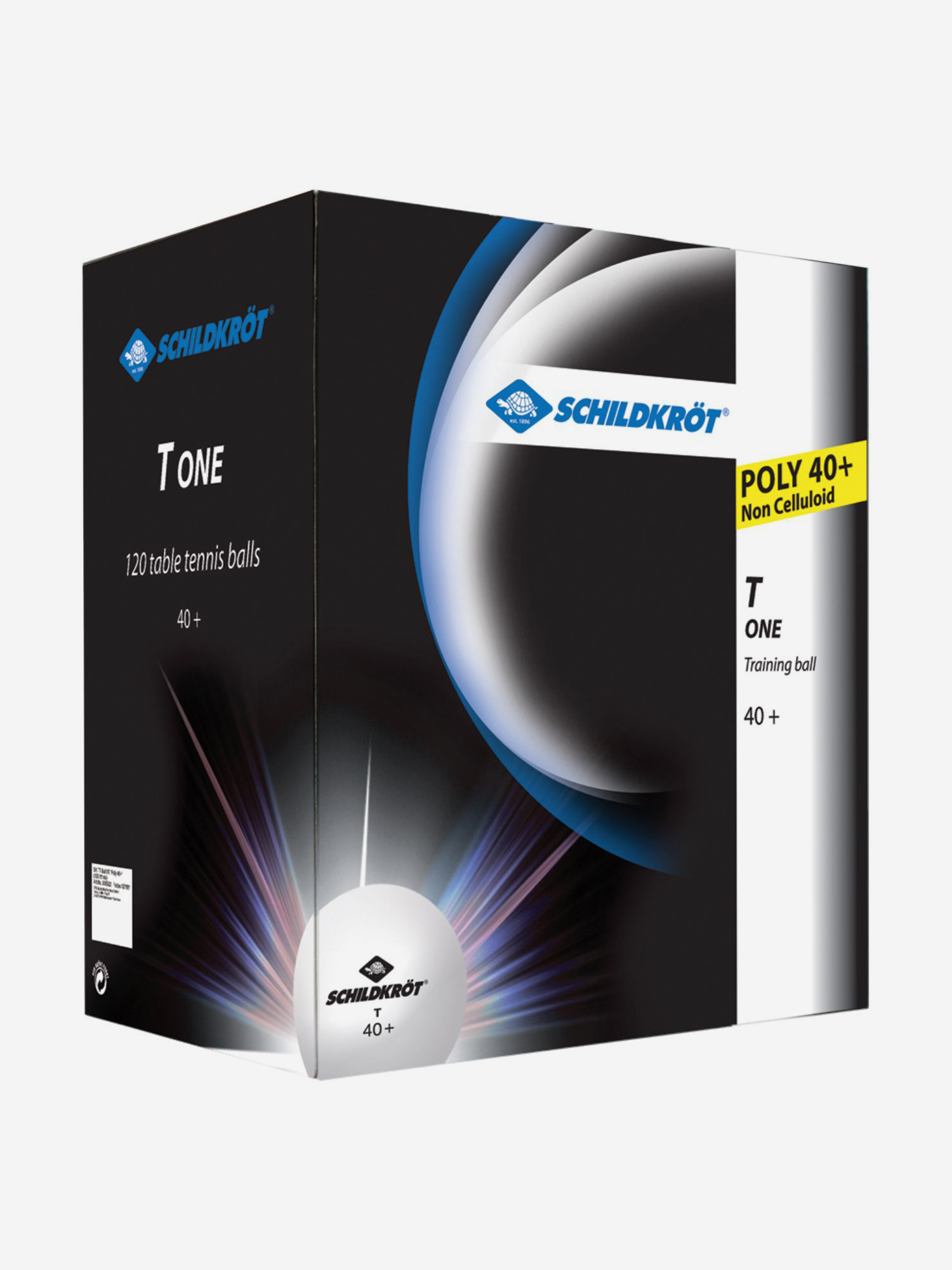 

Мячики для настольного тенниса DONIC 1T-TRAINING 120 штук, белый, Белый