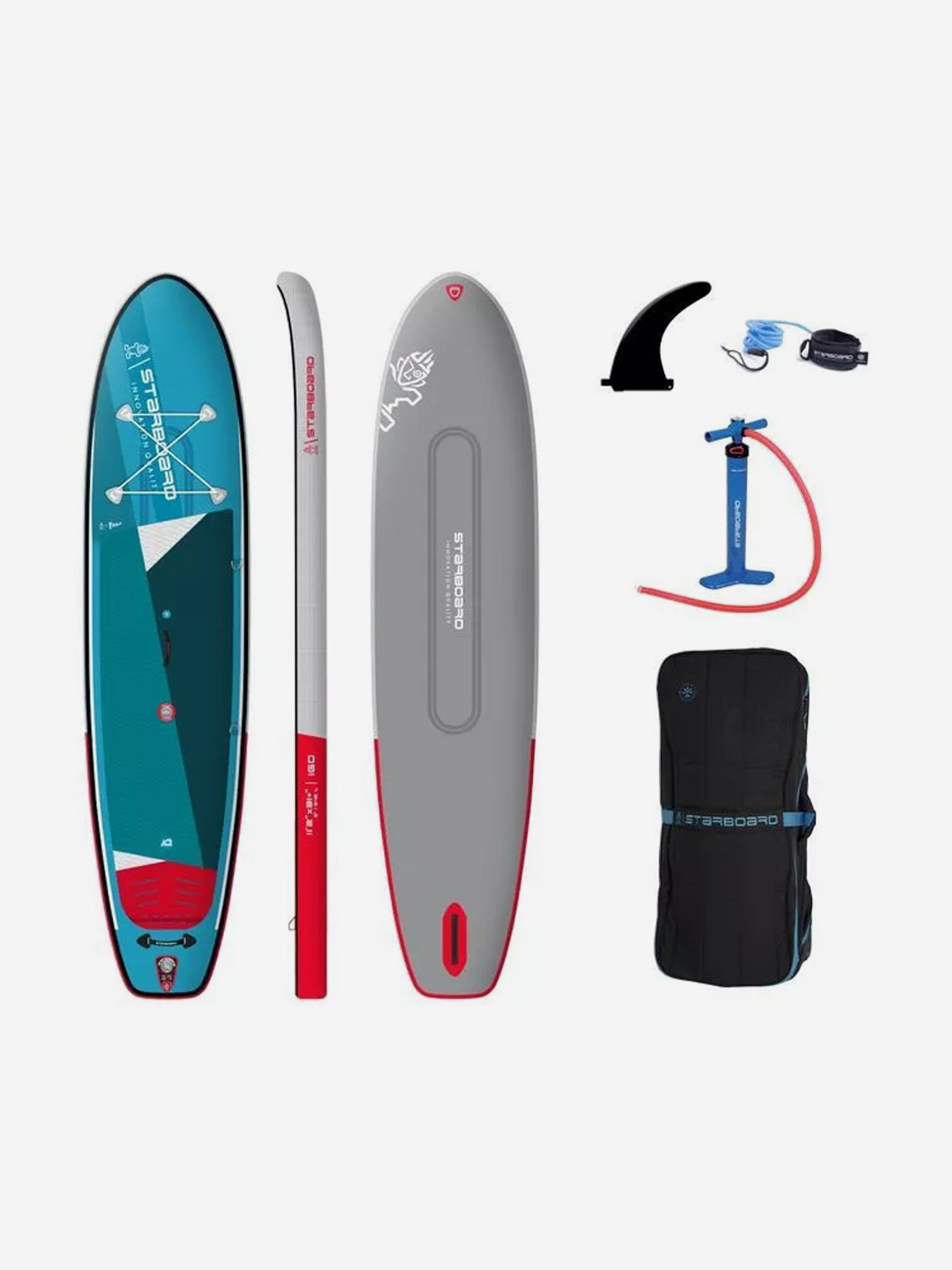 

Доска SUP надувная Starboard 11'2"x31+"x6" iGO Zen DC S21/22, Мультицвет