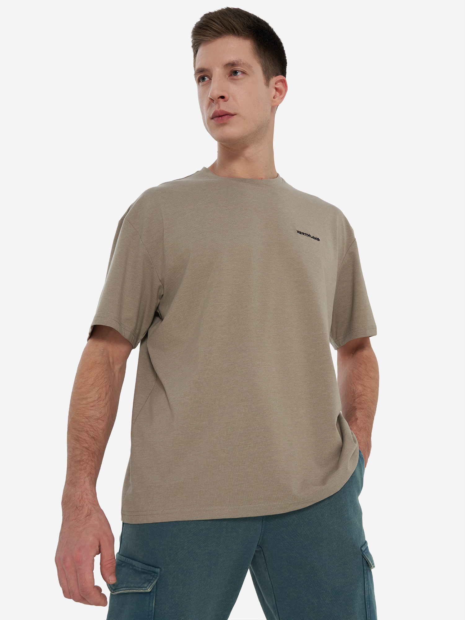 Футболка мужская Northland Бежевая, бежевый, арт. 141089N16-2C