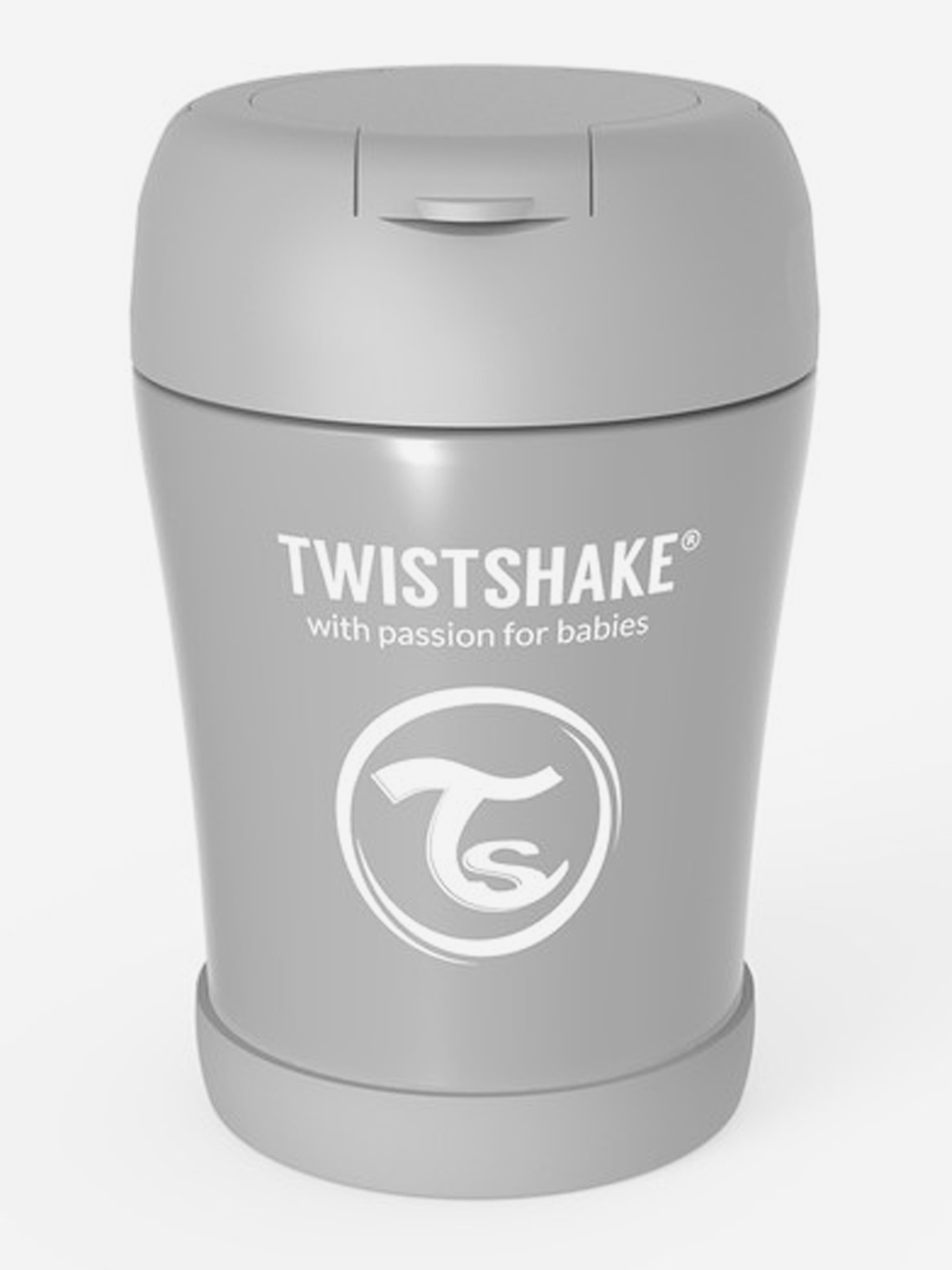 

Контейнер-термос Twistshake для еды 350 мл, Серый