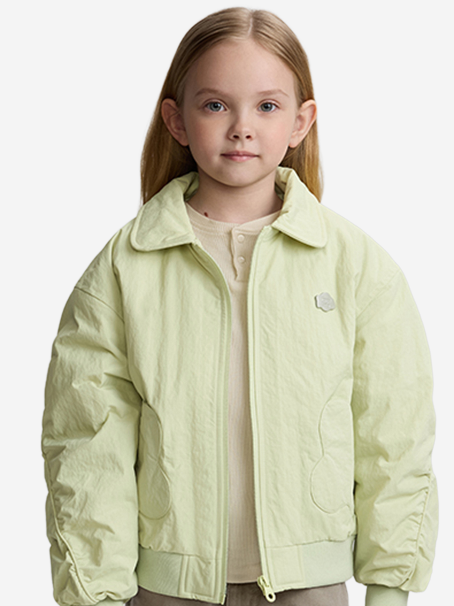 Изображение товара Детская куртка Happy Baby, демисезонная, зелёная