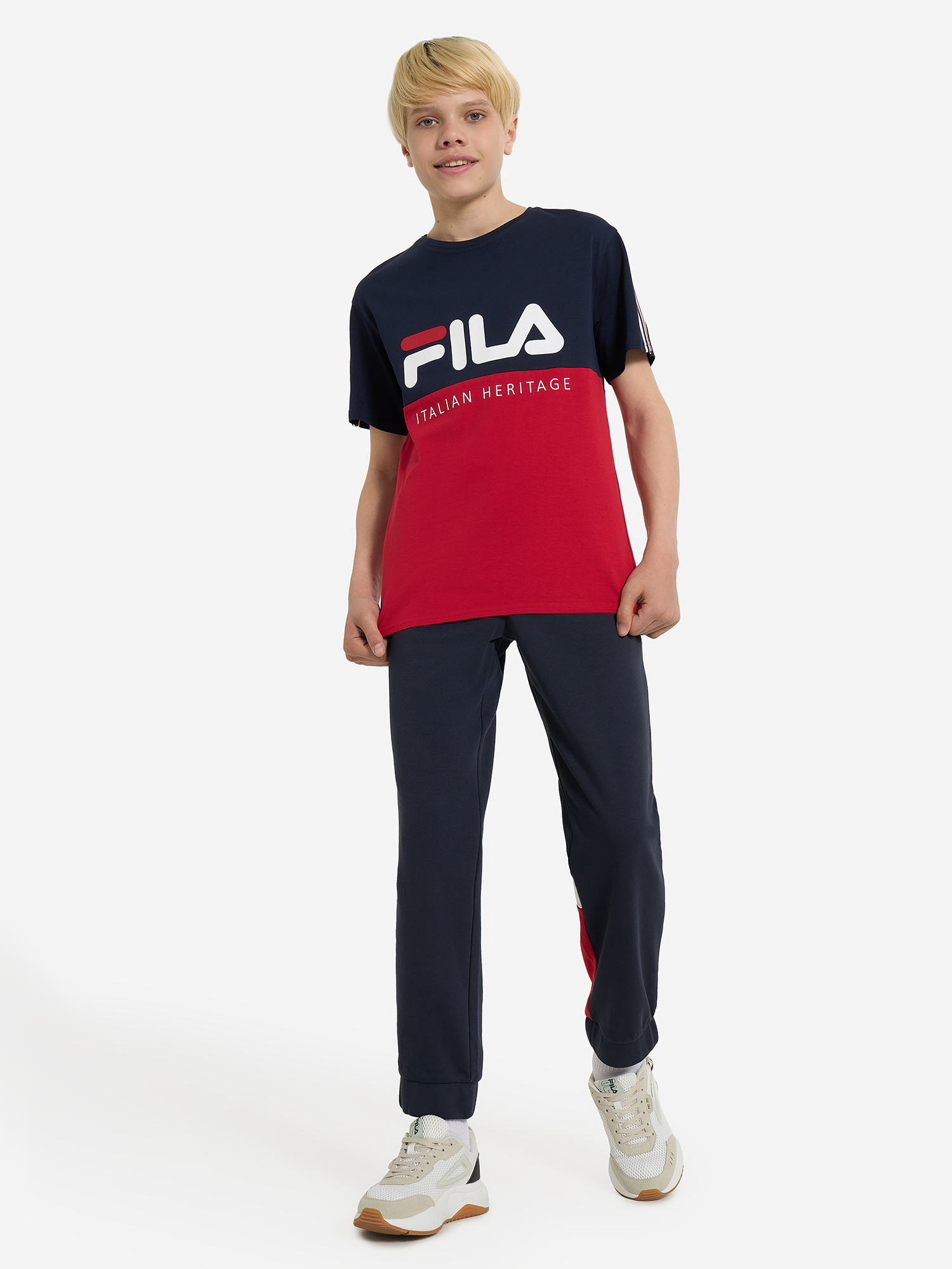 фото Футболка для мальчиков fila, красный