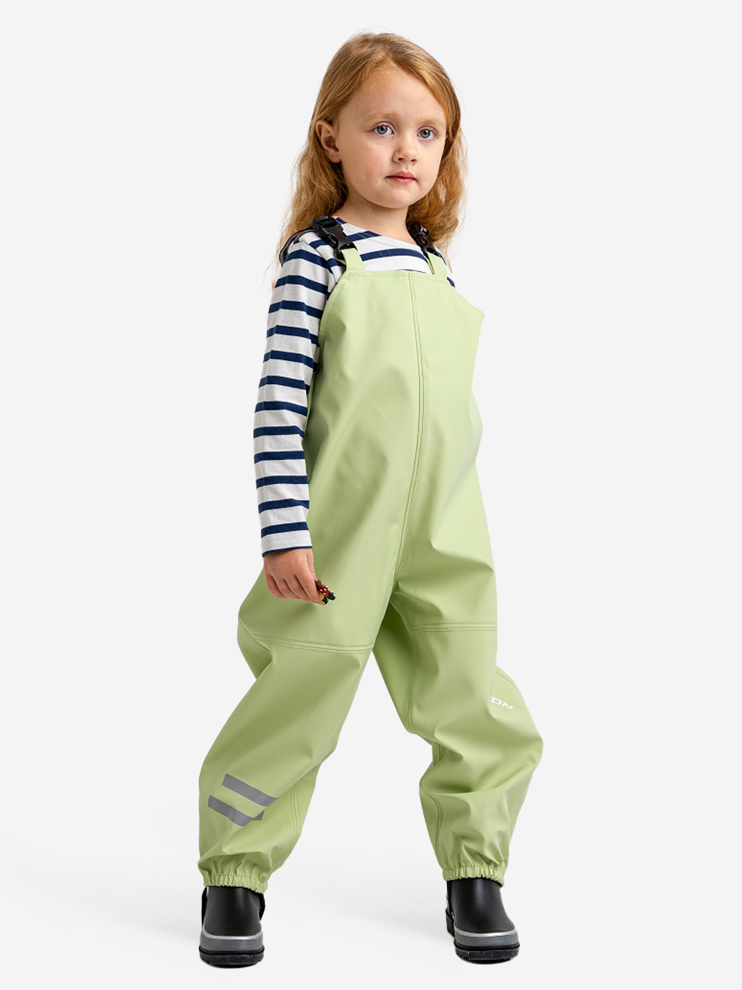 Изображение товара Детский полукомбинезон водонепроницаемый SYMBION Пикник2 Оливковый для активного отдыха