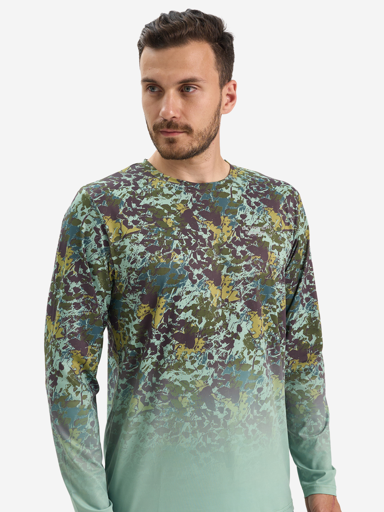 Изображение товара Мужской лонгслив для рыбалки и охоты Extreme Fishing ADD-G706 UPF50+ защита от насекомых