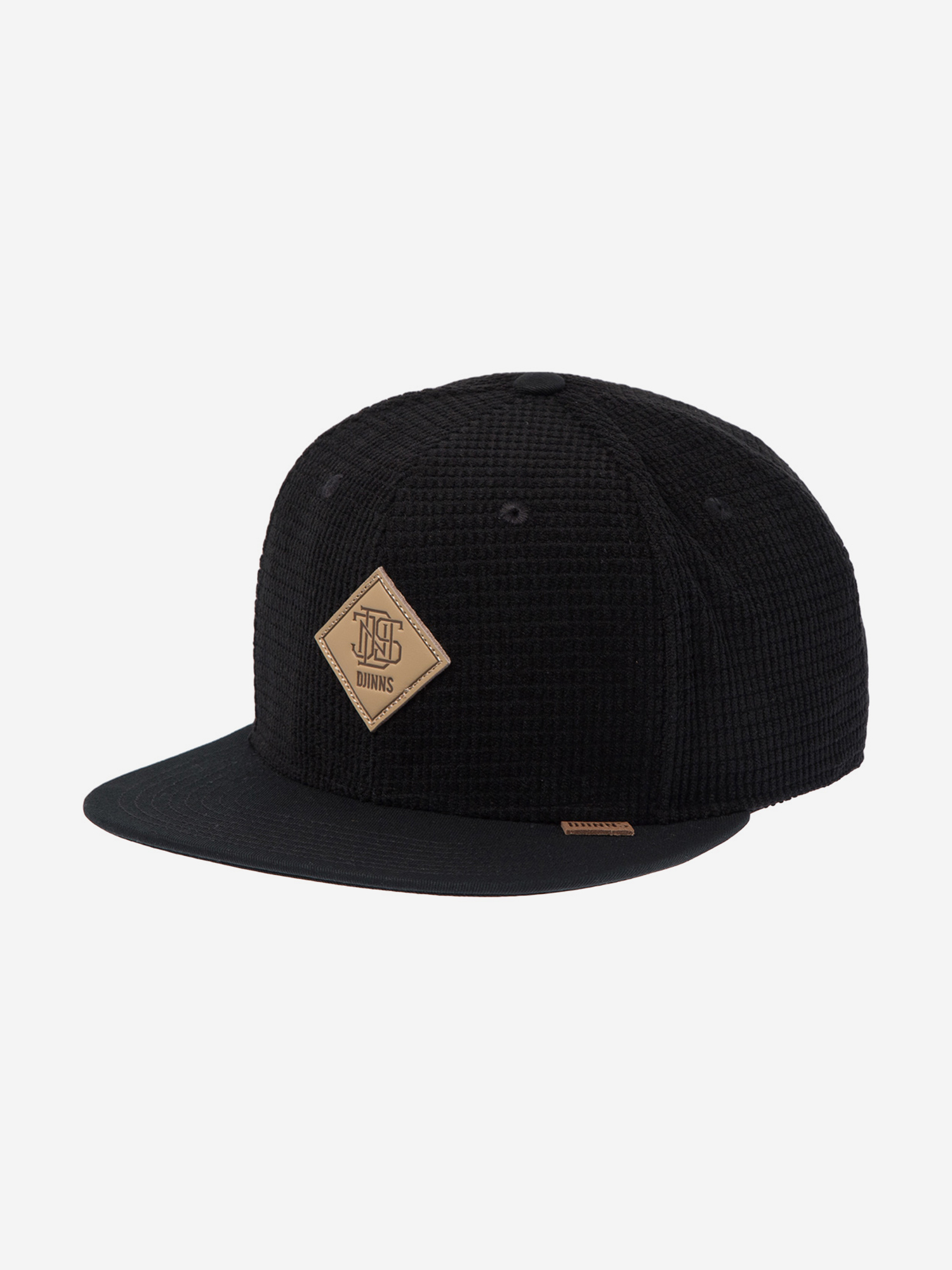 

Бейсболка с прямым козырьком DJINNS 6P SB Waffle Cord (черный), Черный