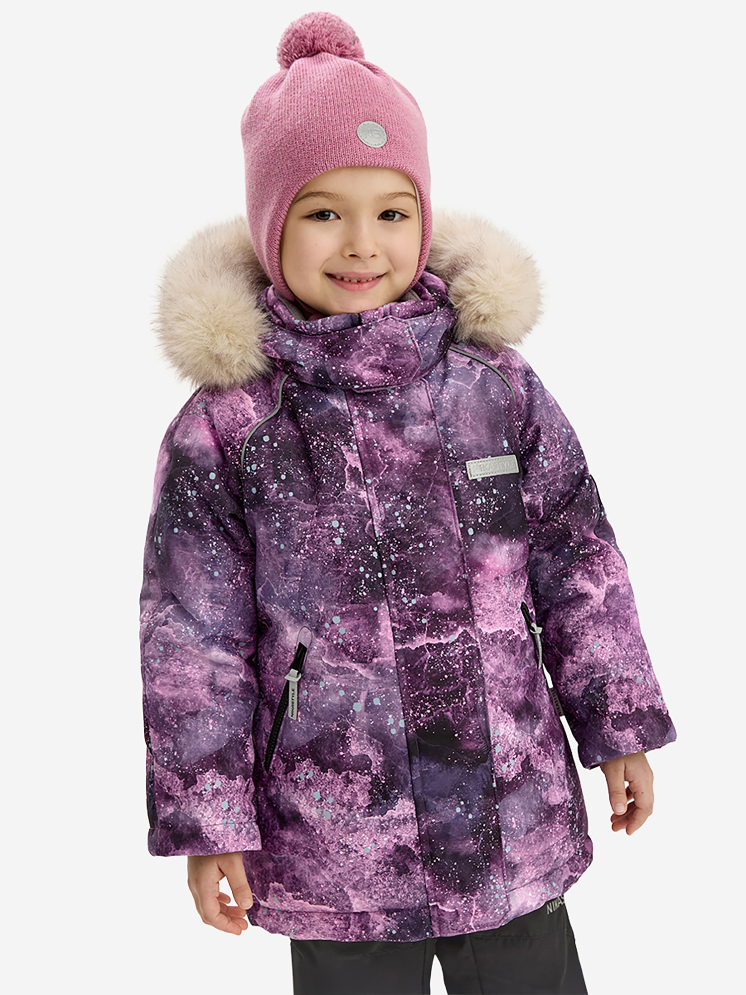 Изображение товара Куртка NIKASTYLE для зимних прогулок в цвете Сухая роза