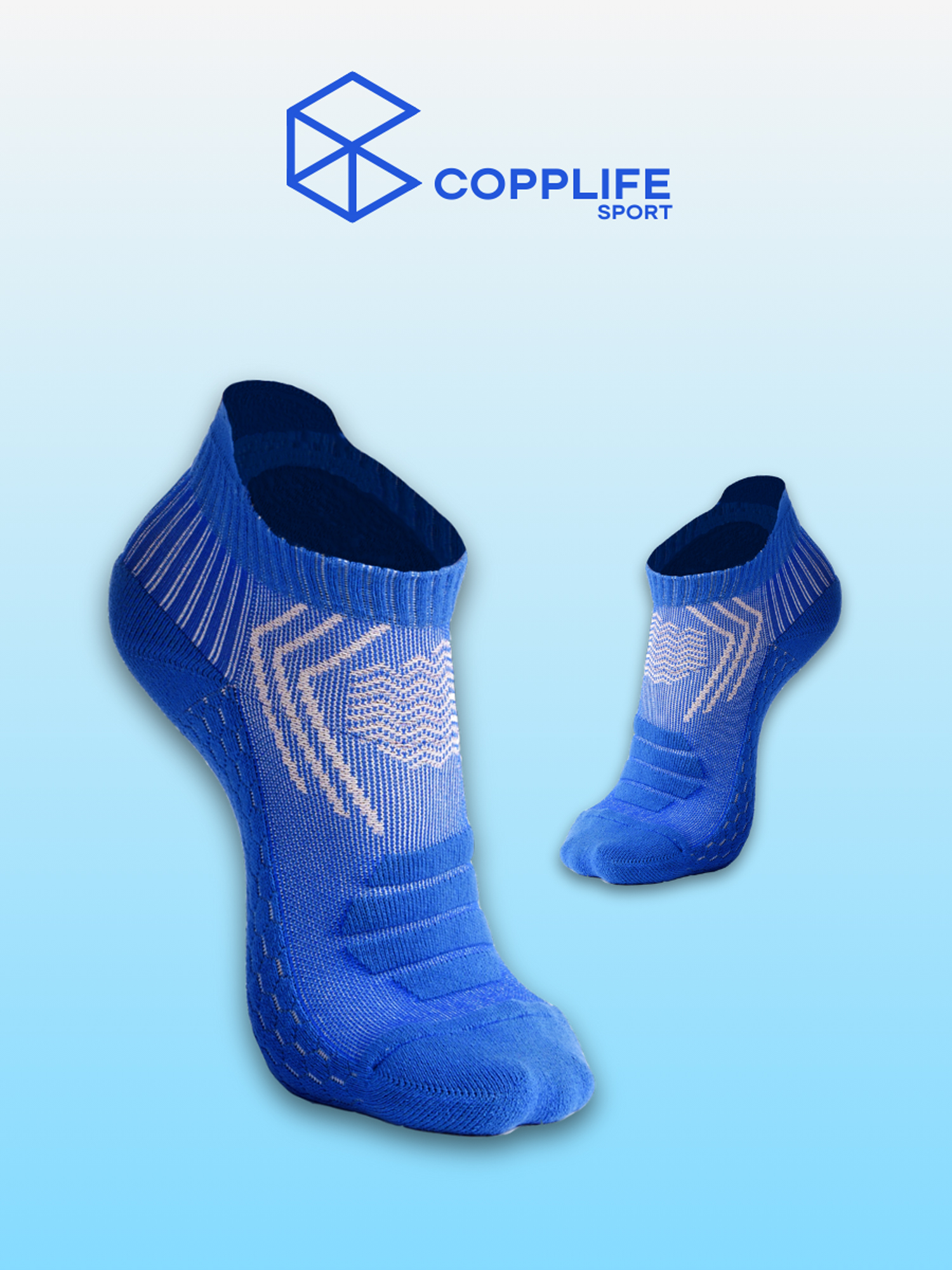 

Носки спортивные COPPLIFE для бега и треккинга, Синий