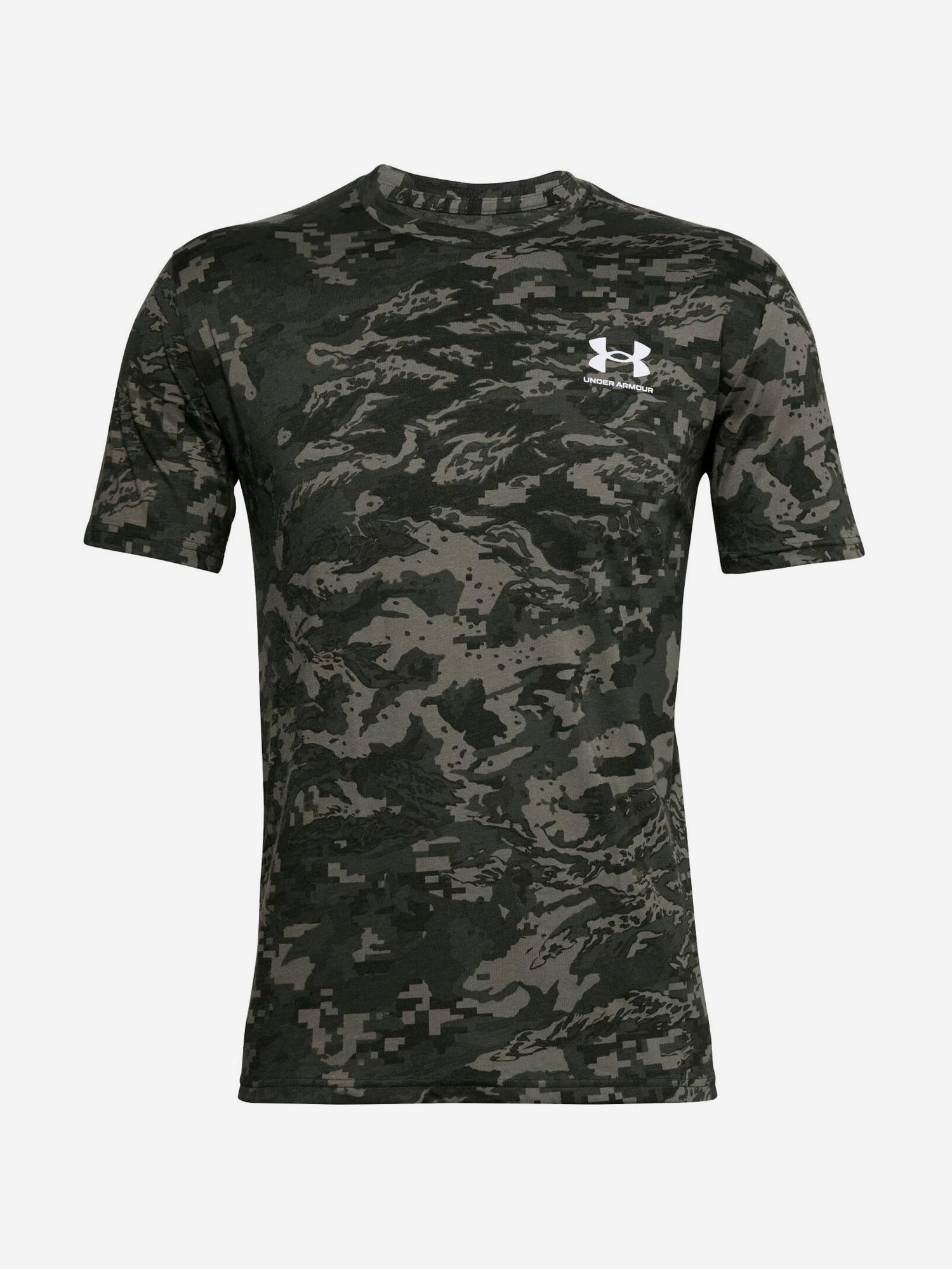 Футболка мужская UNDER ARMOUR UA ABC CAMO SS 1357727-310, Зеленый 1357727PFTDU0F-310, размер 44-46 - фото 4