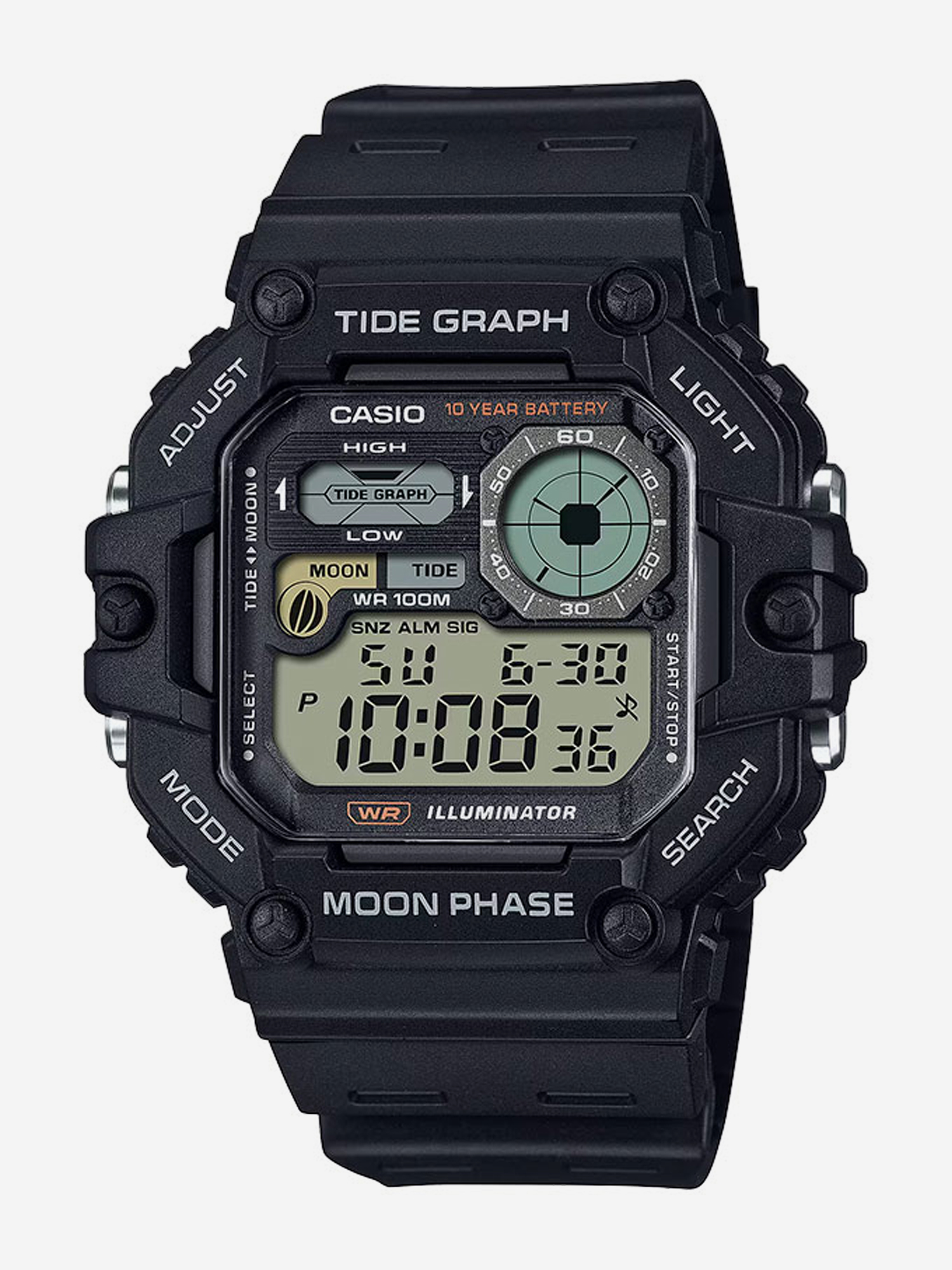 

Наручные часы Casio Collection WS-1700H-1A, Черный