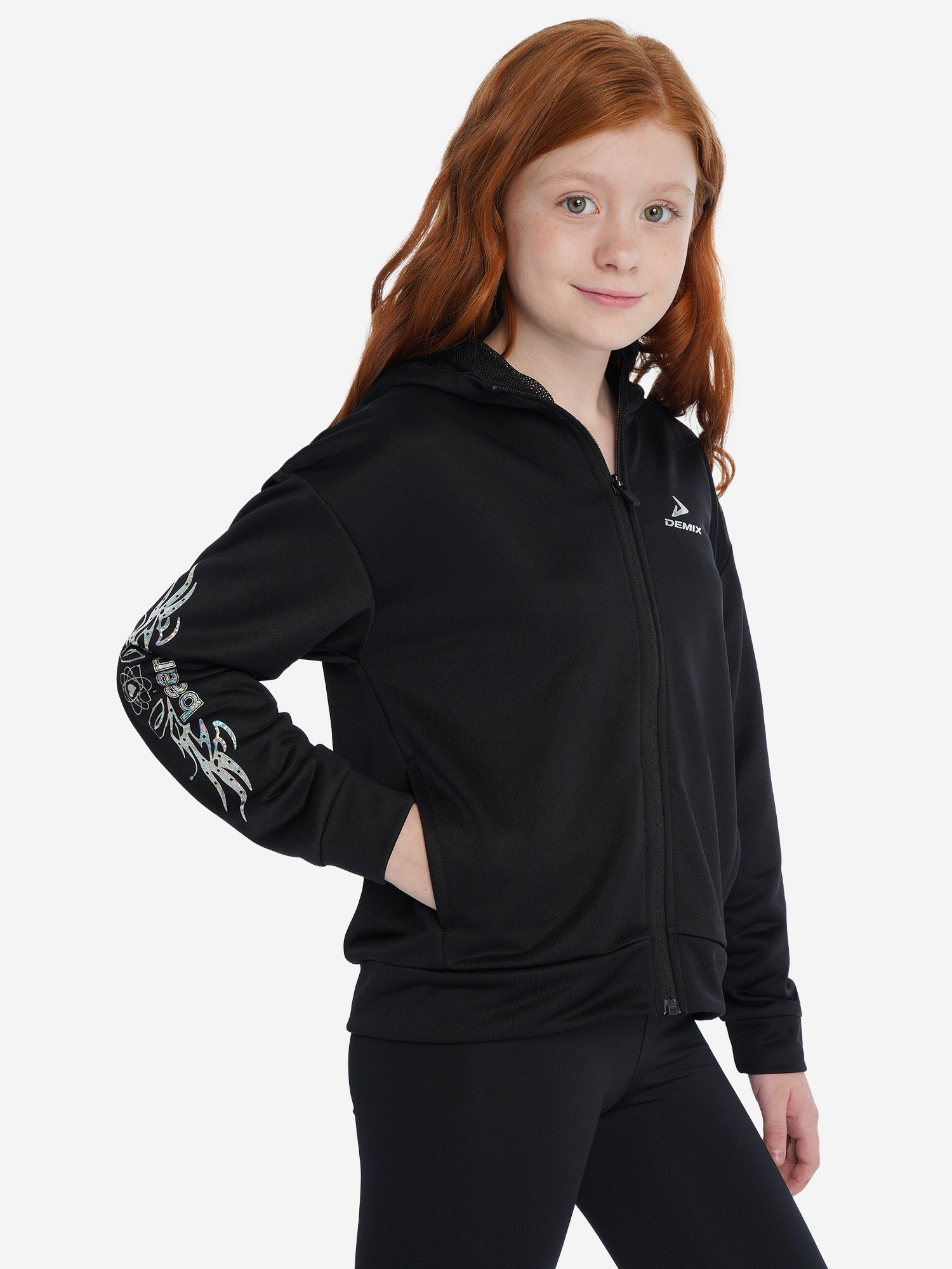 

Толстовка для девочек Demix, Черный