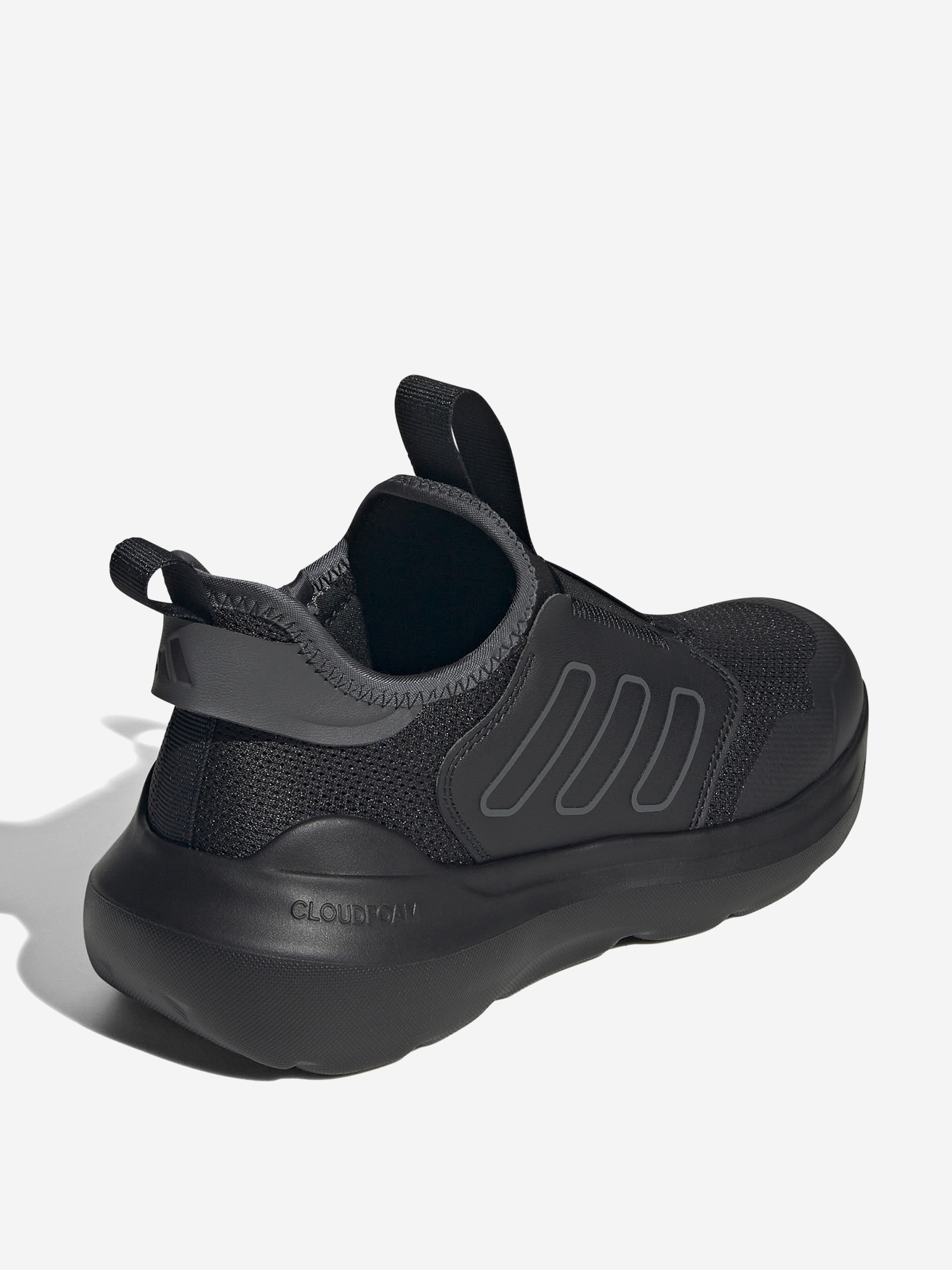 фото Слипоны детские adidas tensaur comfort ac j, черный