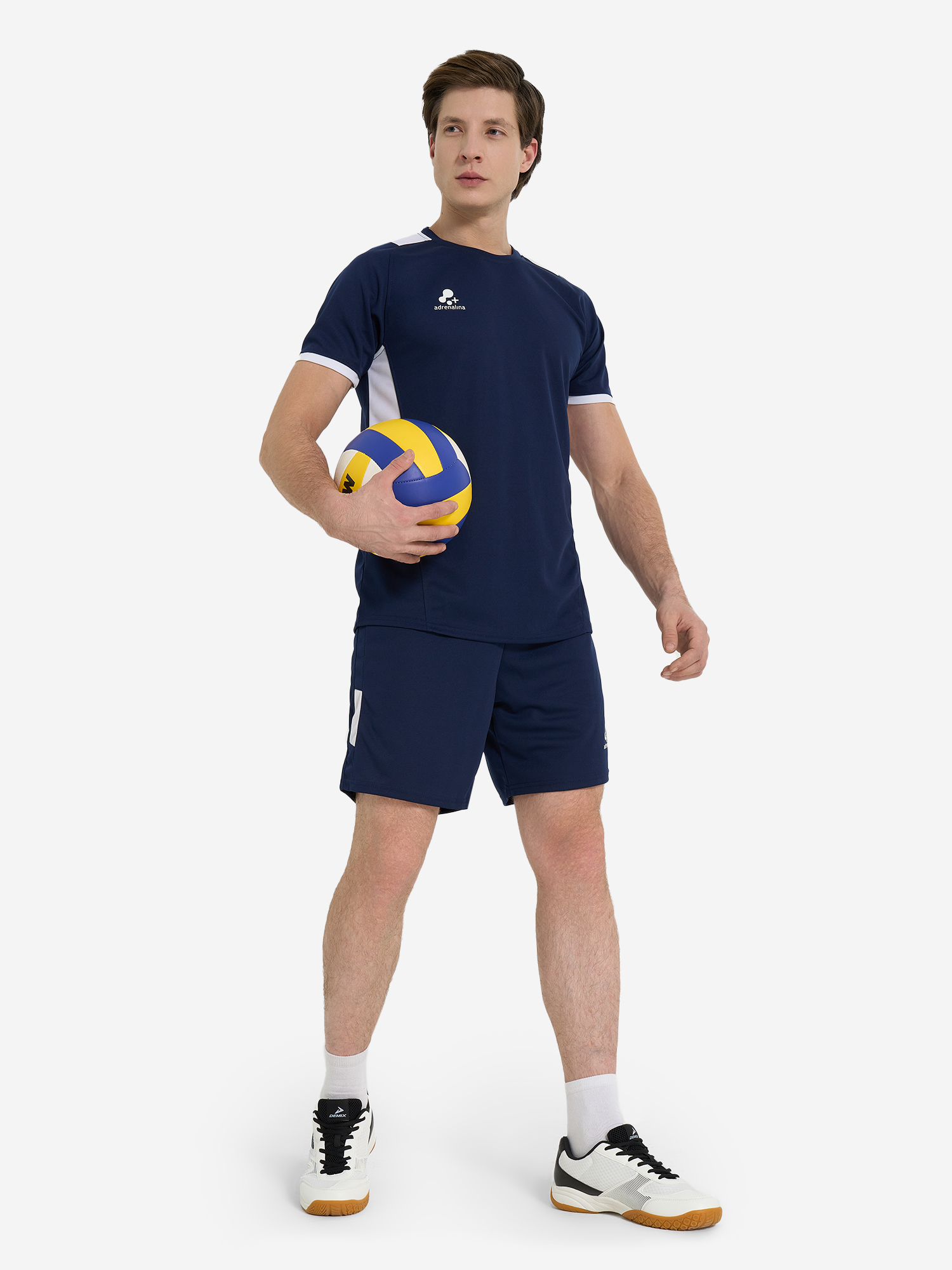 Изображение товара Комплект волейбольной формы мужской adrena 1303 Tommy синяя всесезонный