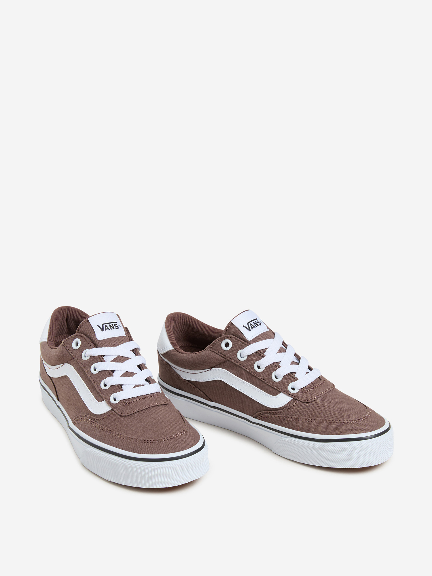 фото Кеды женские vans brooklyn ls, коричневый