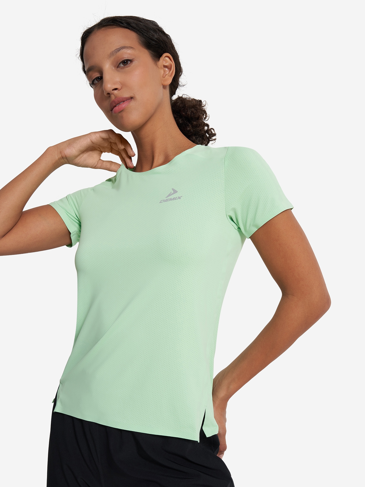 Футболка женская Demix, зеленый, арт. 138037dmx-71