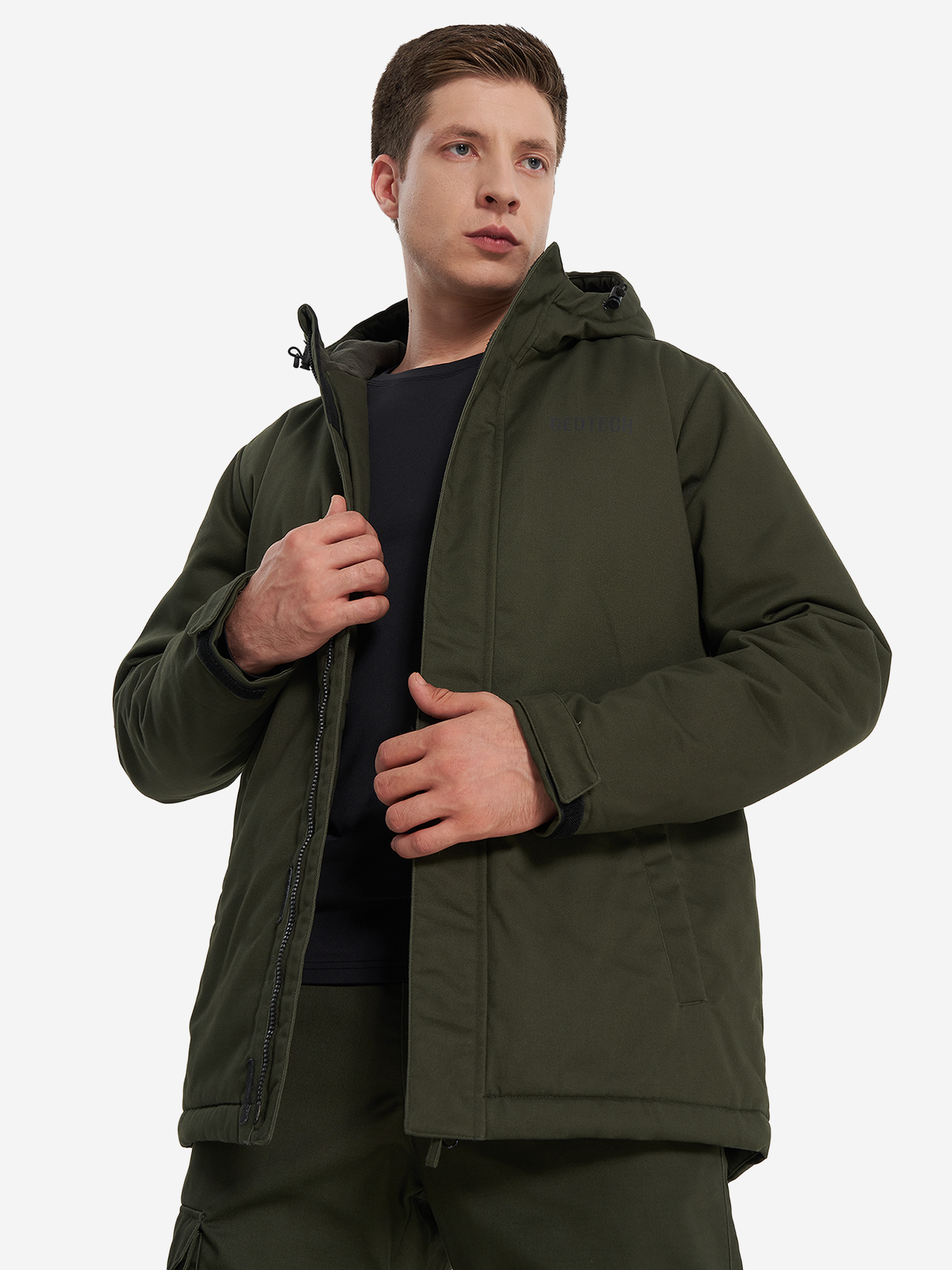 Куртка утепленная мужская Geotech Зеленый 6999₽