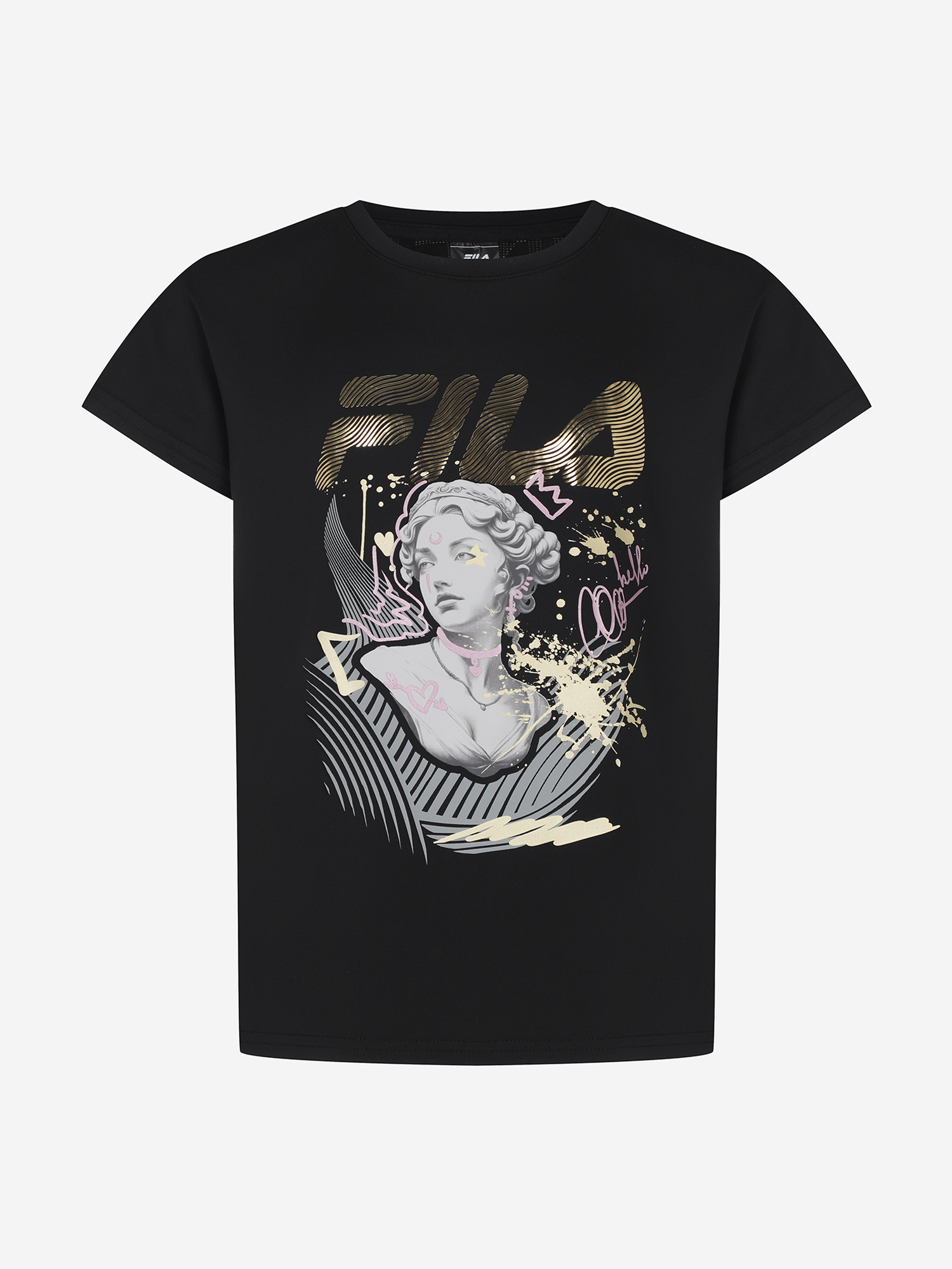 Футболка для девочек FILA, черный, арт. 142128FLA-99