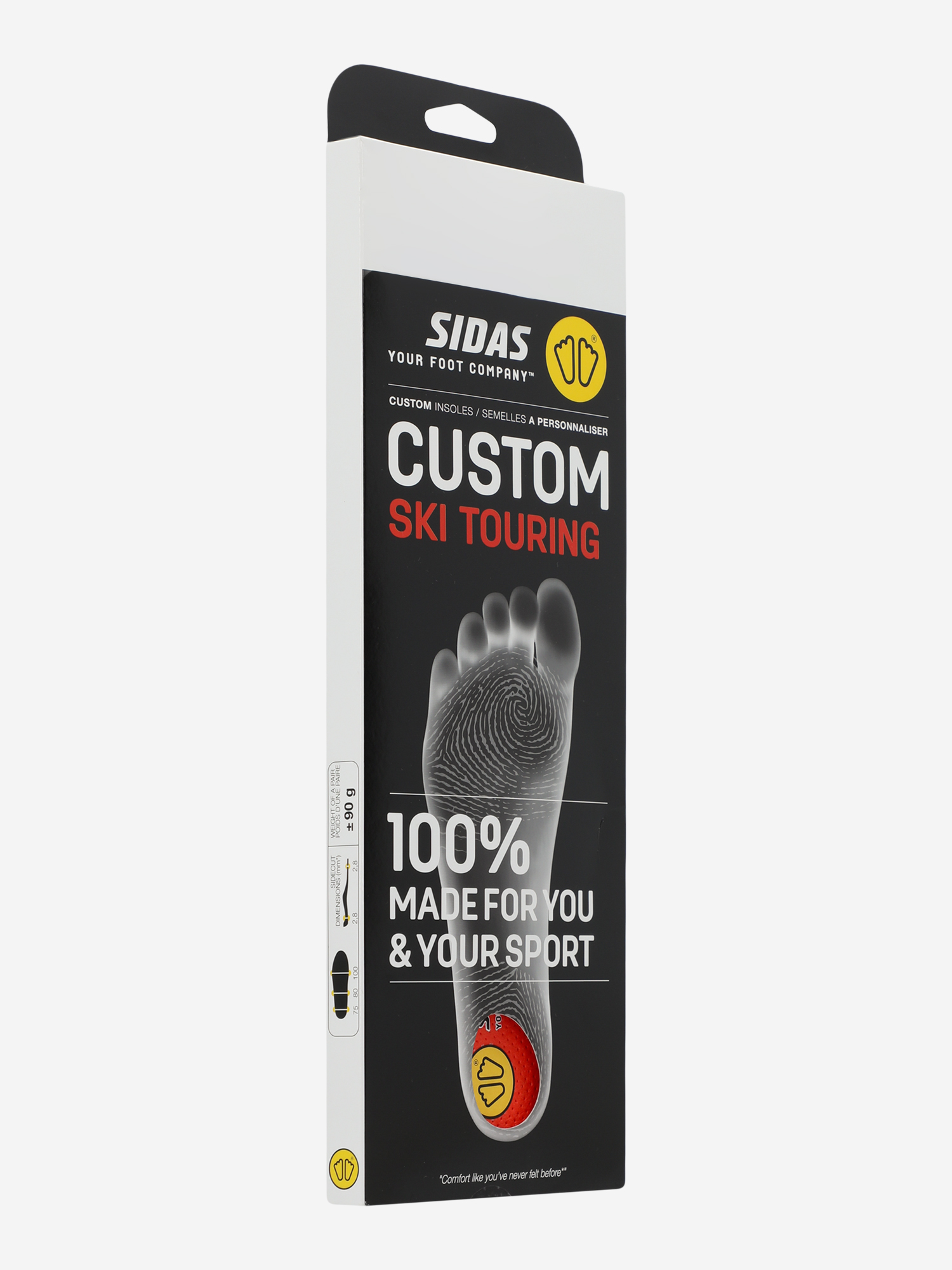 фото Стельки sidas custom ski, черный