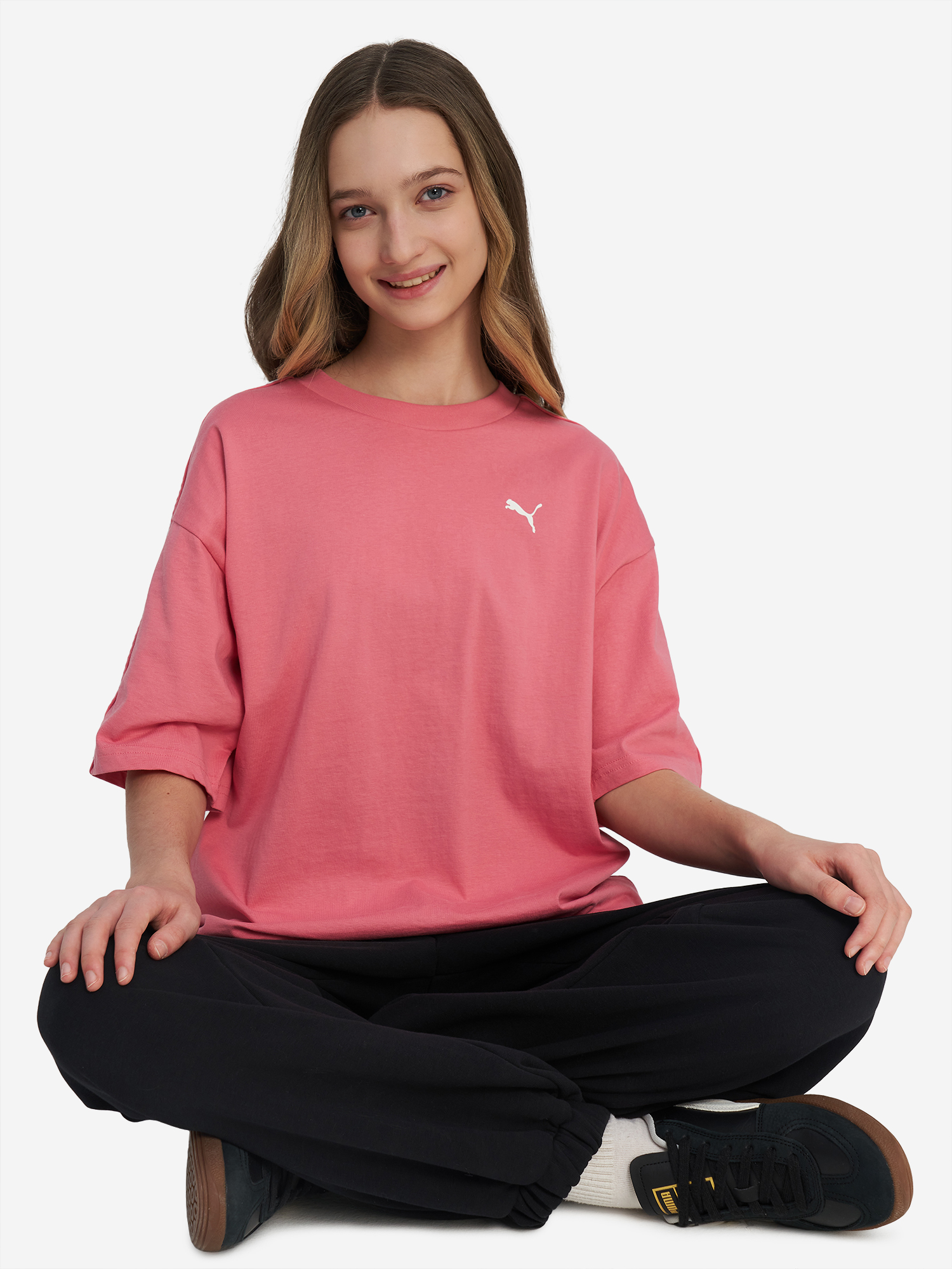 

Футболка для девочек PUMA Luminous Cloud, Розовый