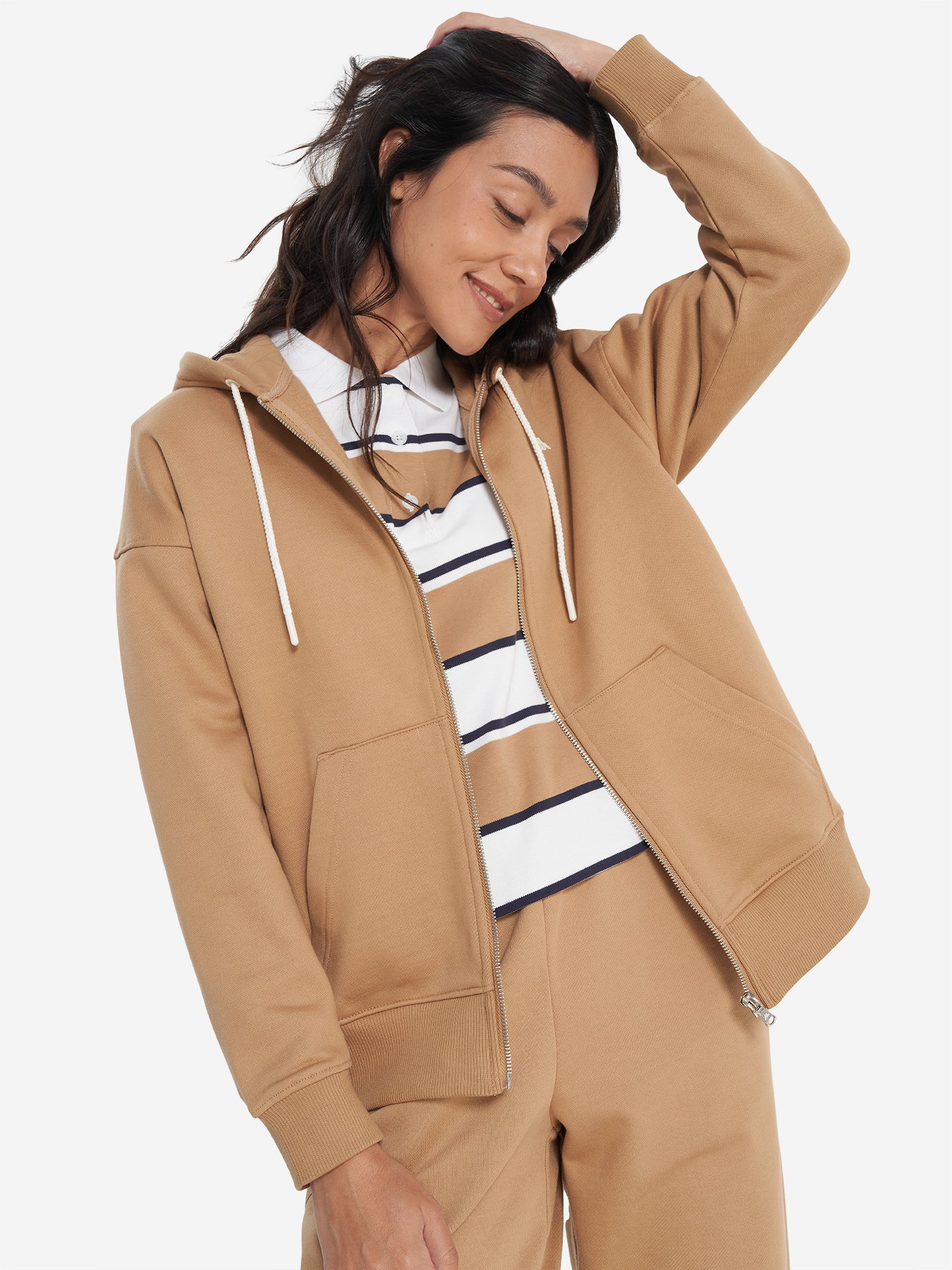 Толстовка женская Robe di Kappa, бежевый, арт. 136903r2y-t1