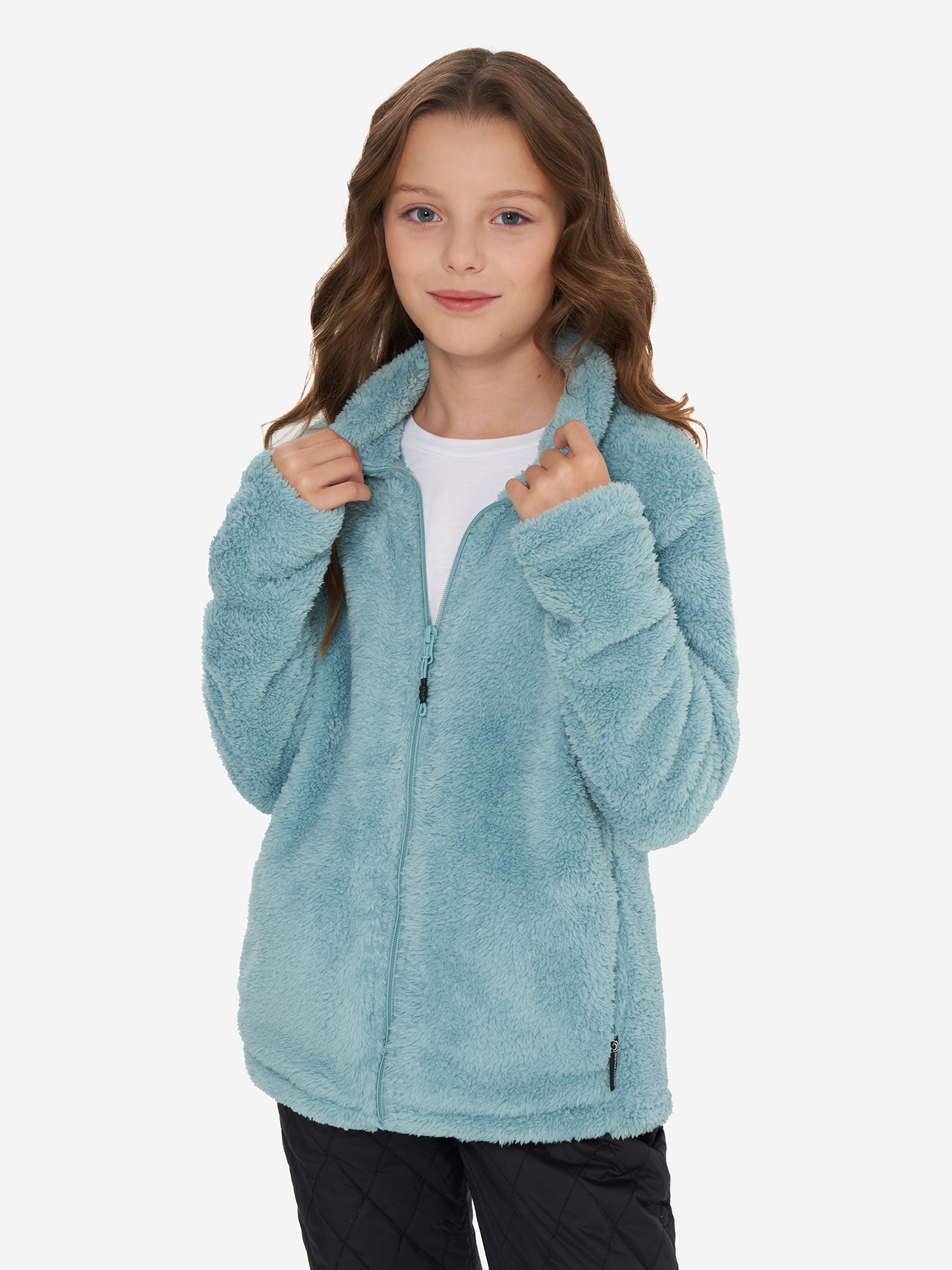 Джемпер флисовый для девочек Outventure, голубой, арт. 29912