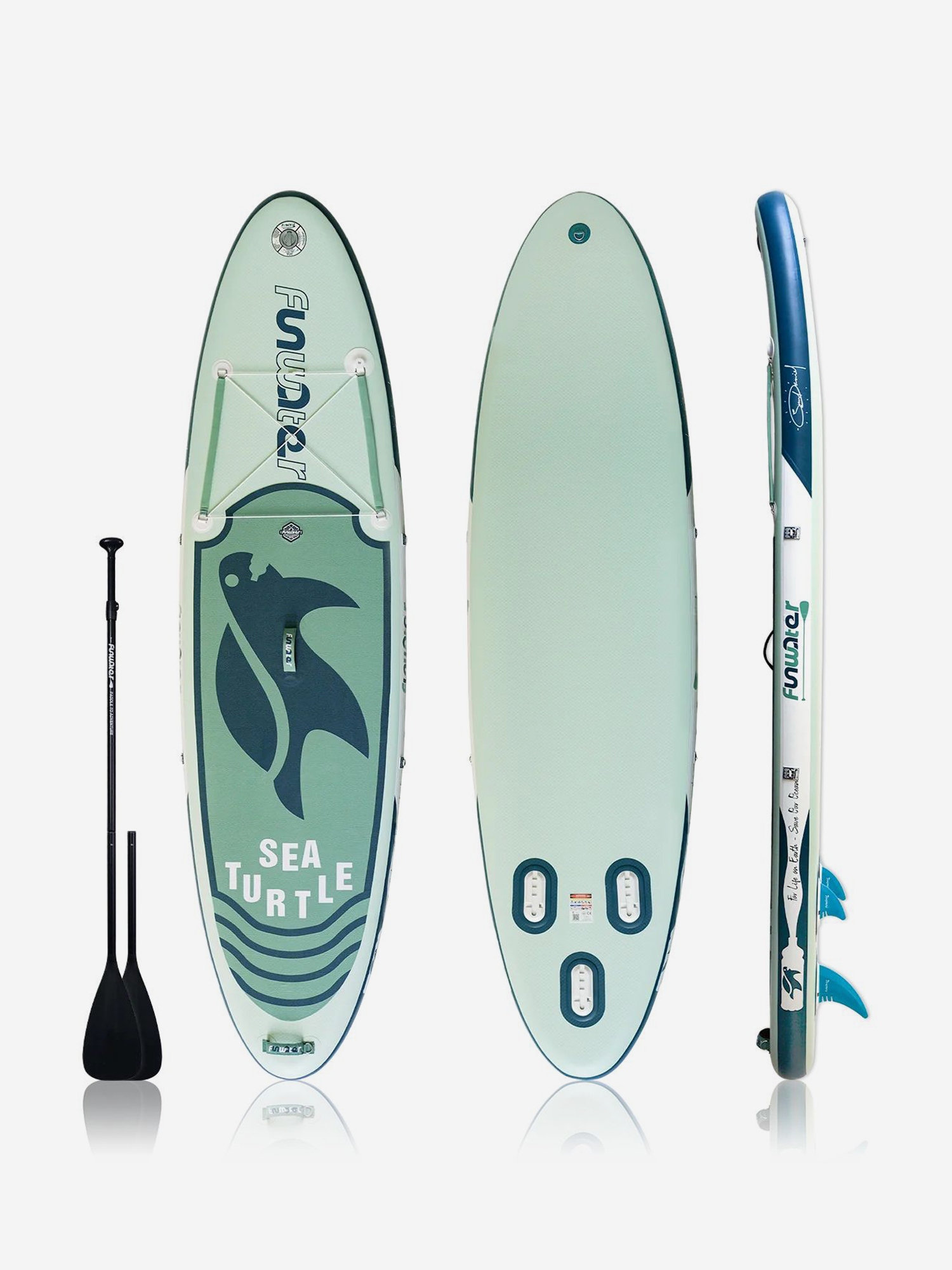 

SUP-доска Funwater Turtle 320 см, Зеленый