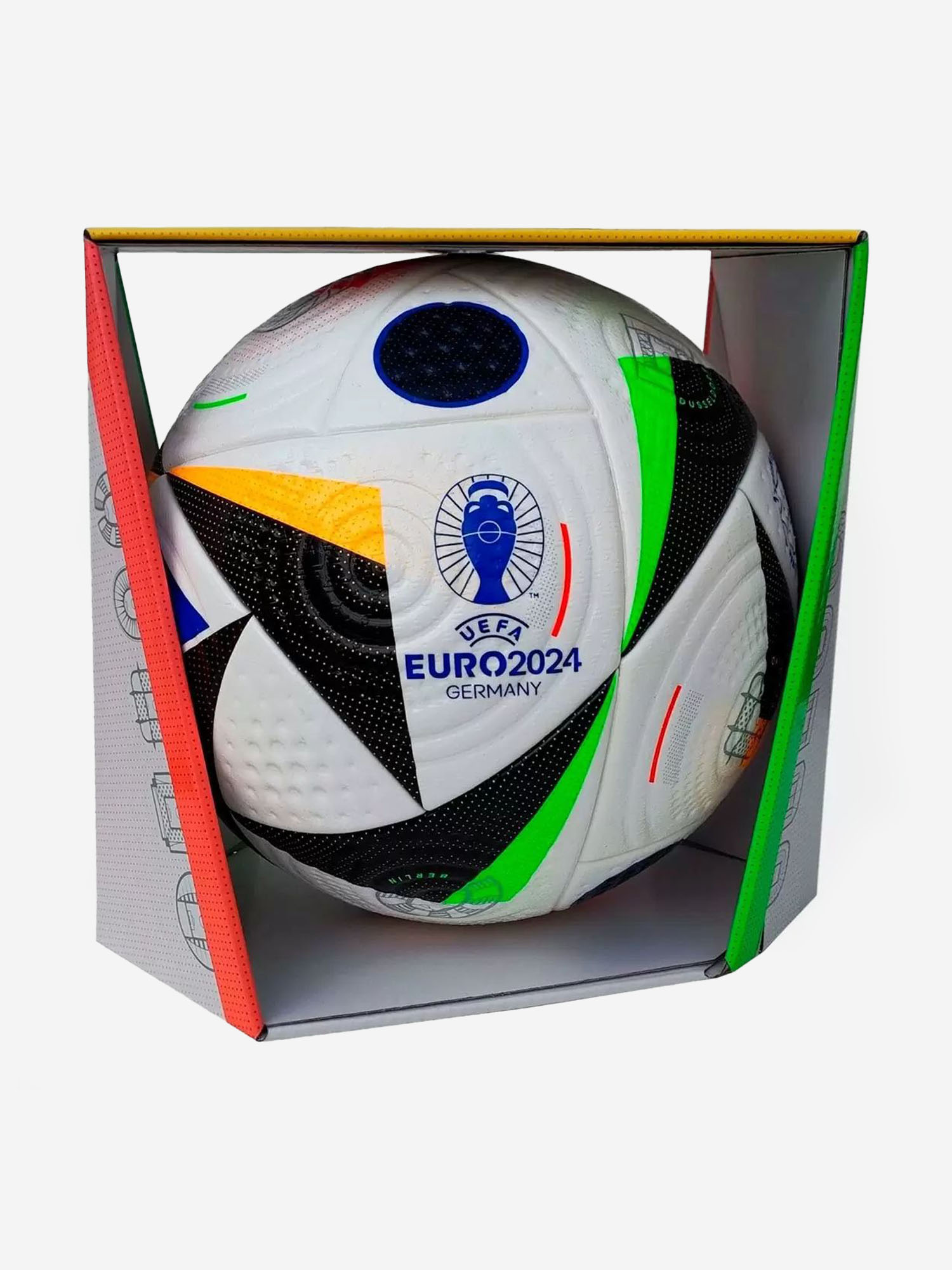 Мяч футбольный ADIDAS Euro24 Fussballliebe PRO, Белый