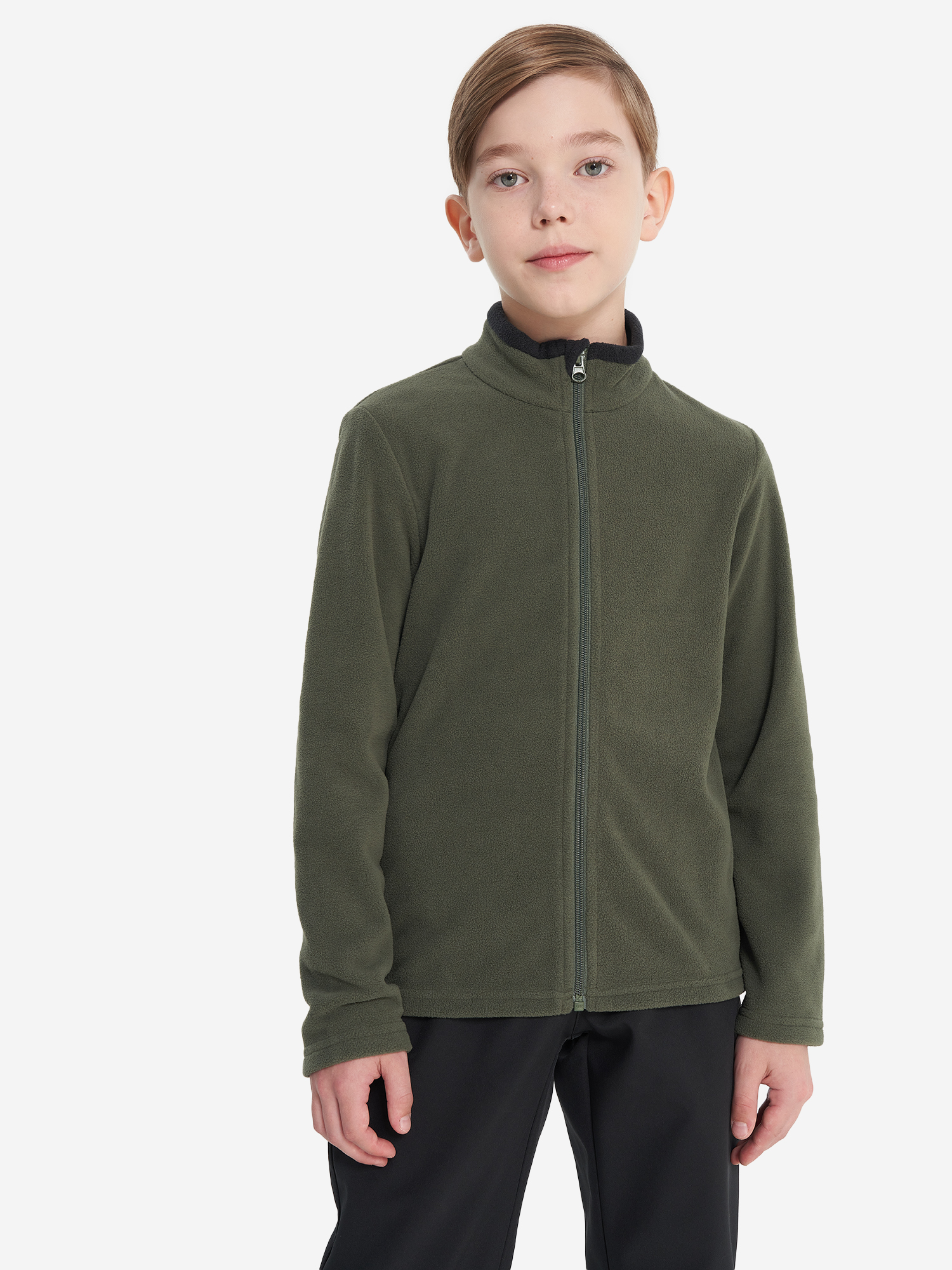 Джемпер флисовый для мальчиков Outventure, зеленый, арт. 30276