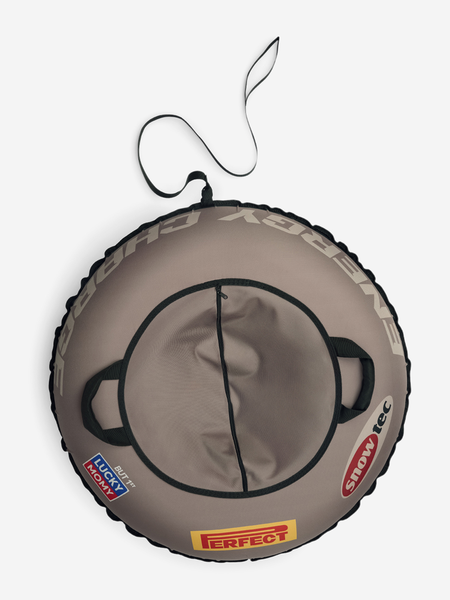 Изображение товара Надувные санки-ватрушка SNOWLY 100 см для зимних развлечений детей и взрослых